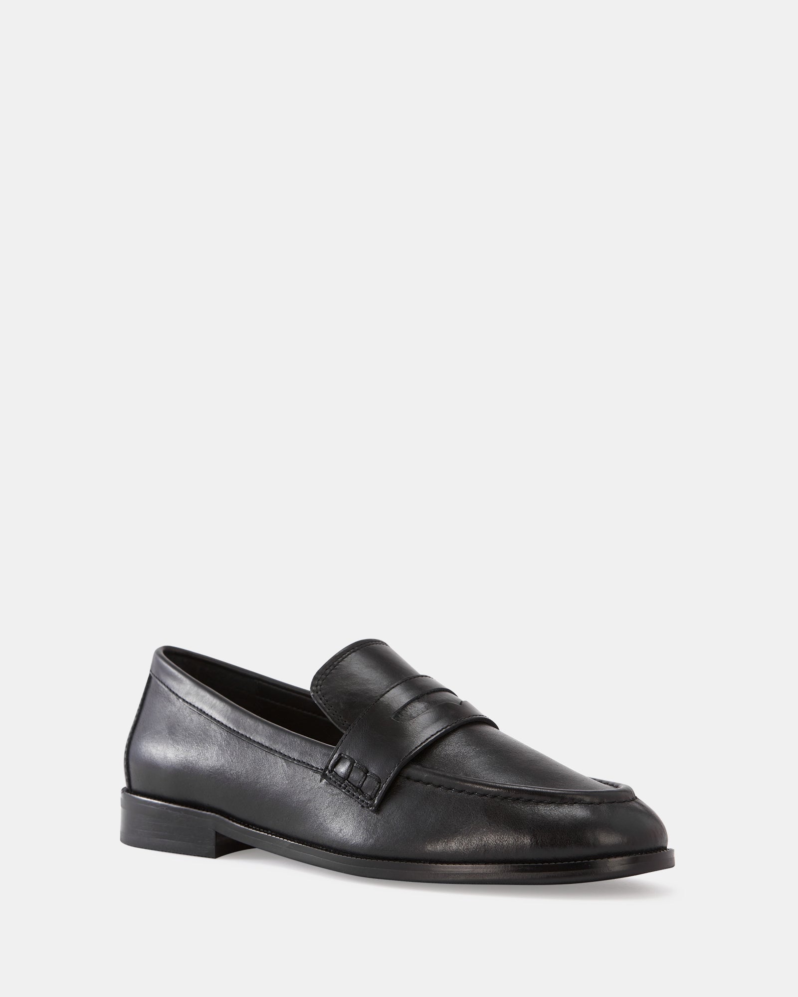 Alexandra Black Leather Loafer