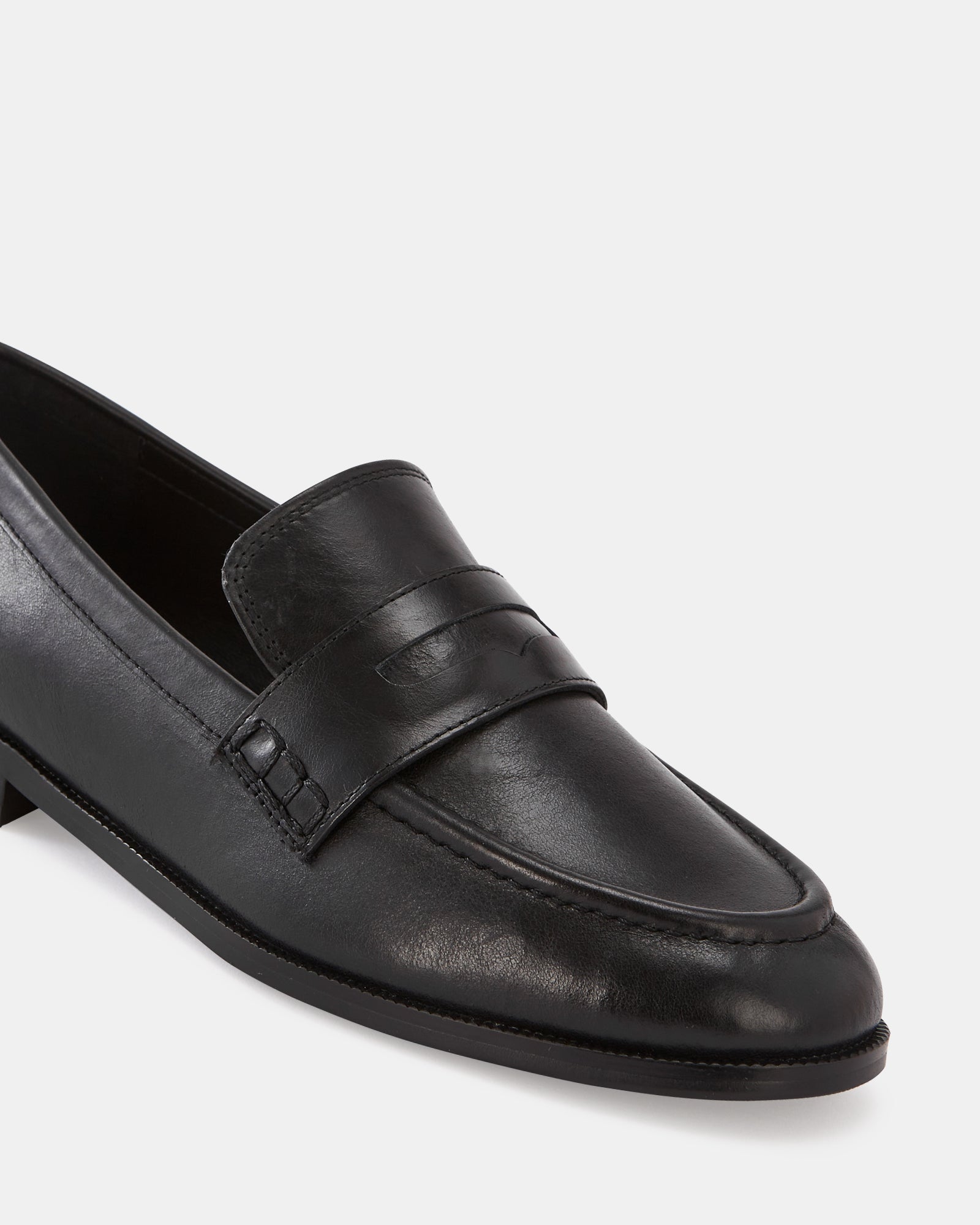 Alexandra Black Leather Loafer