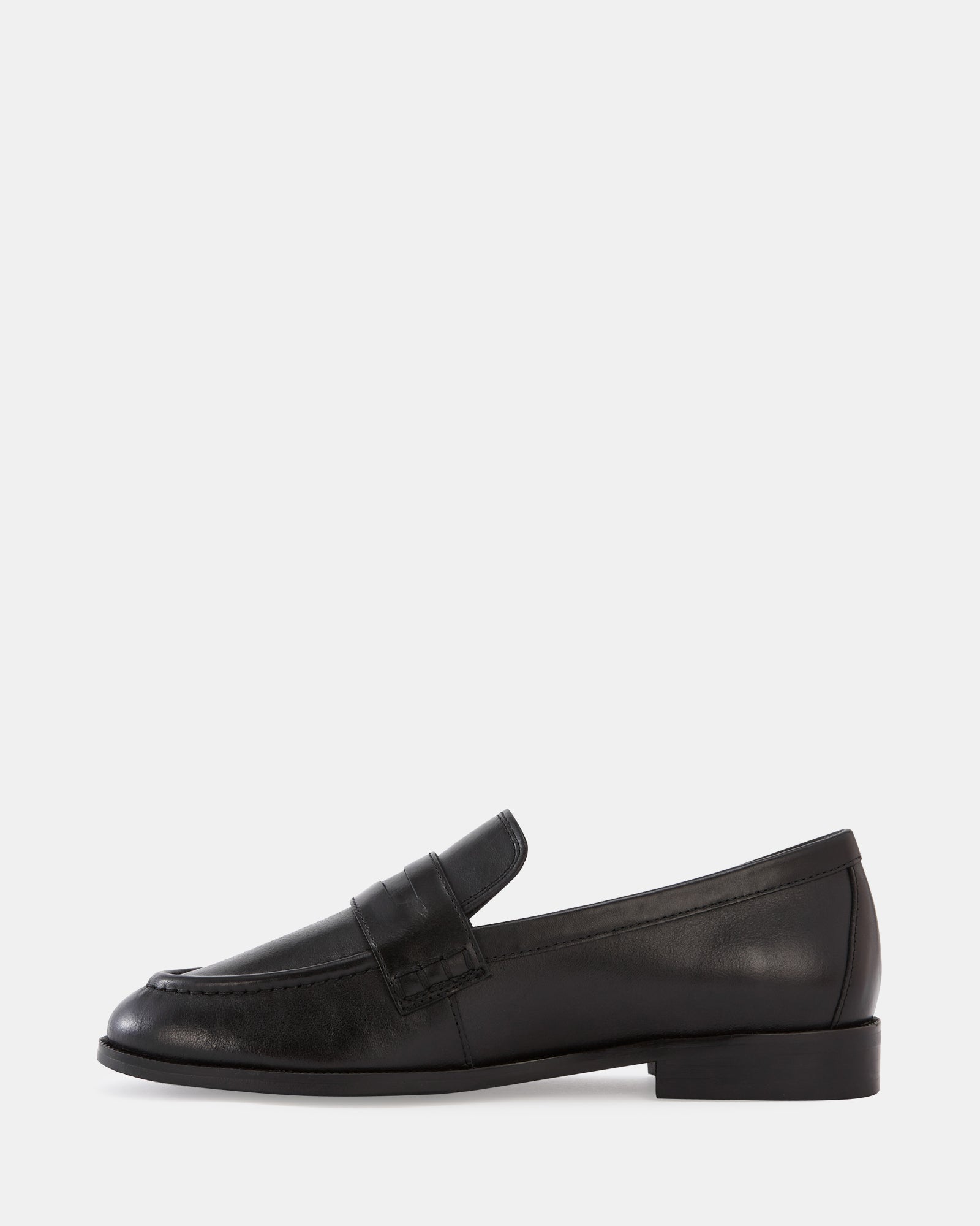Alexandra Black Leather Loafer