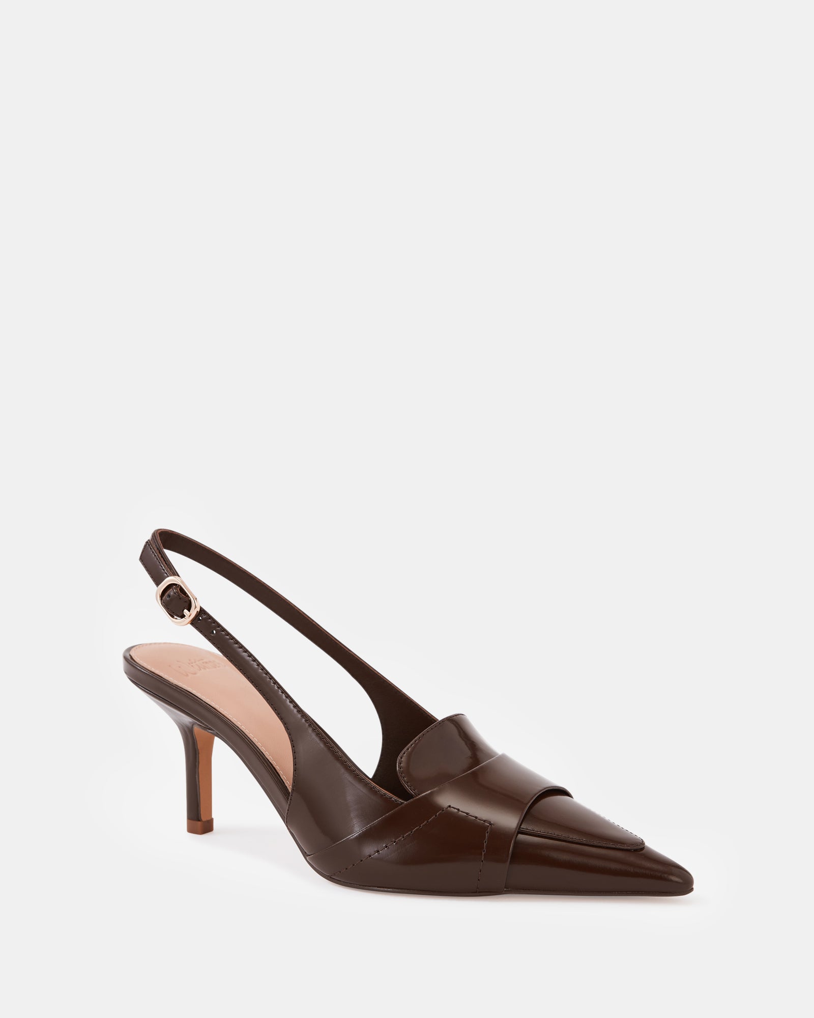 Luna Syrup Leather Slingback