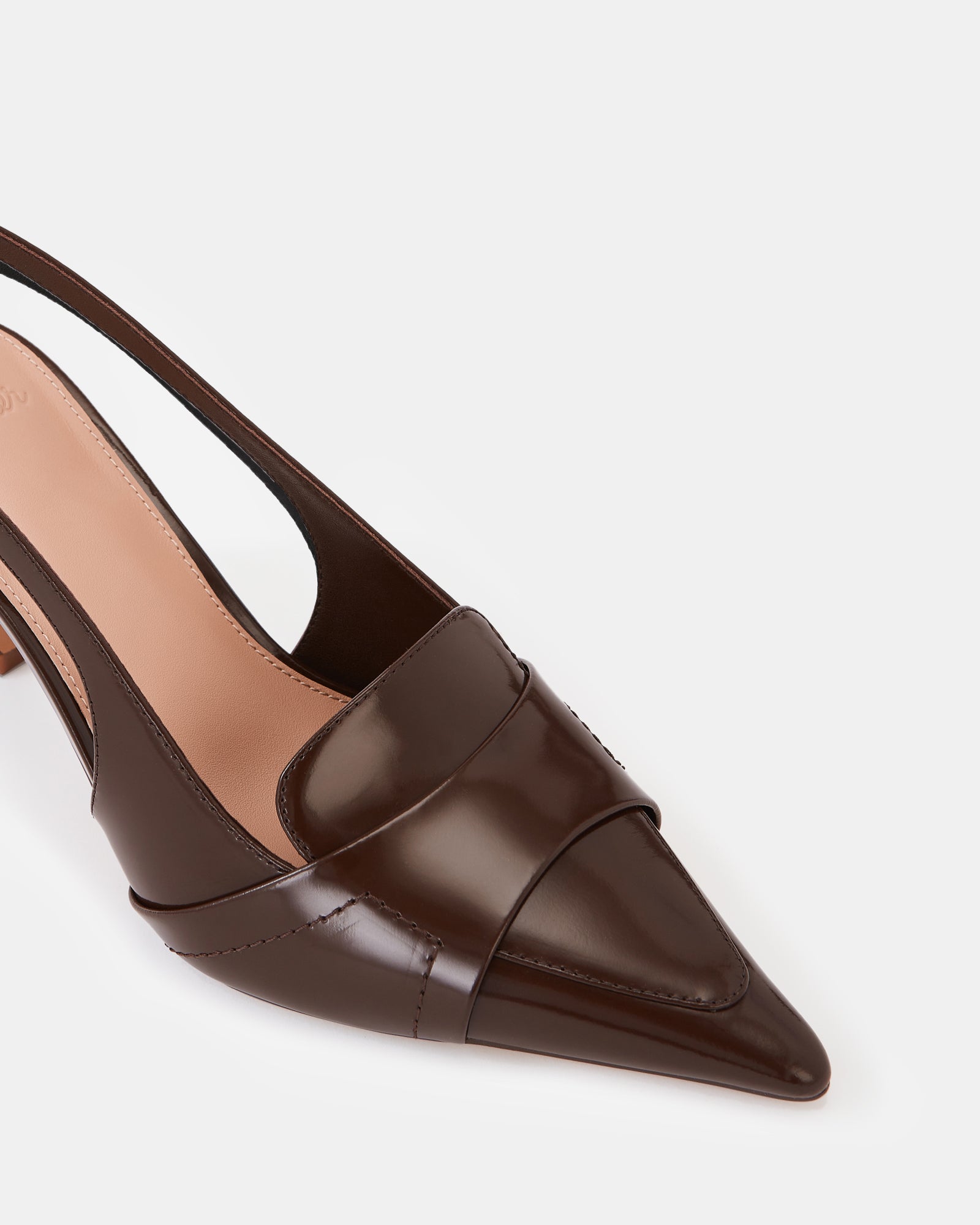 Luna Syrup Leather Slingback