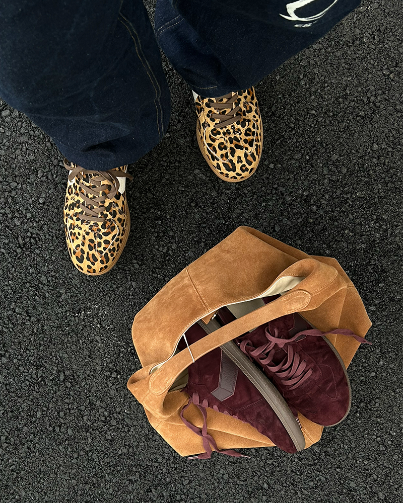 Blaze Raisin Suede Leather Sneaker