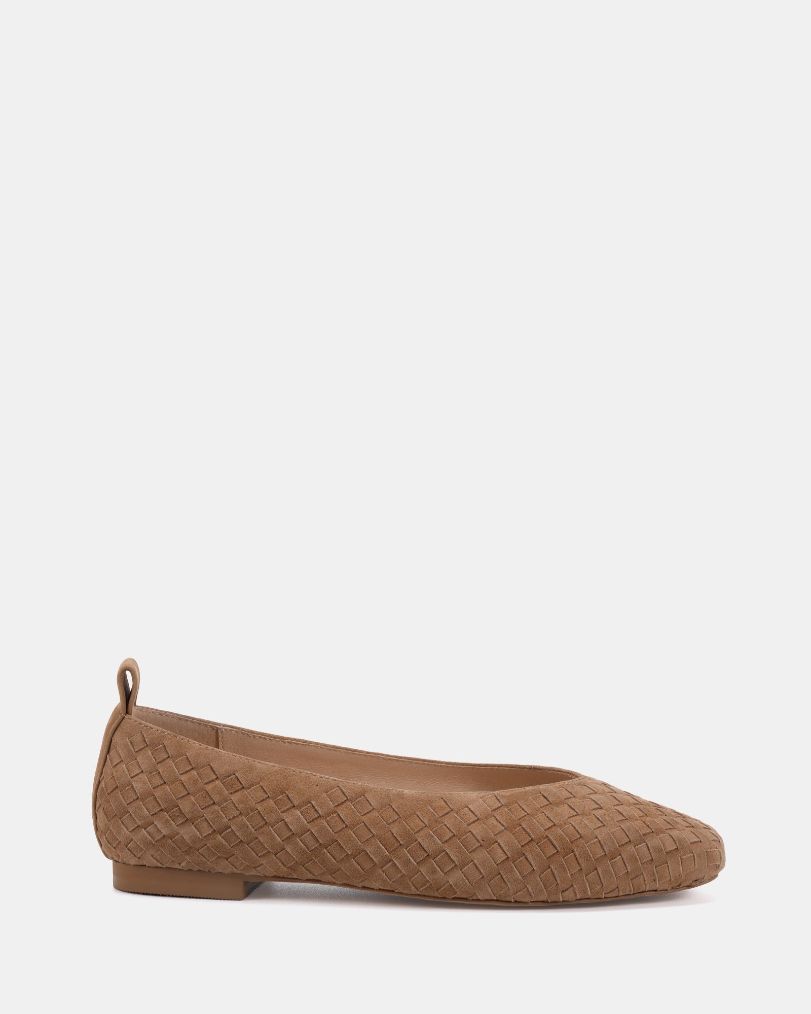 Berty Nutmeg Suede Leather Ballet Flat