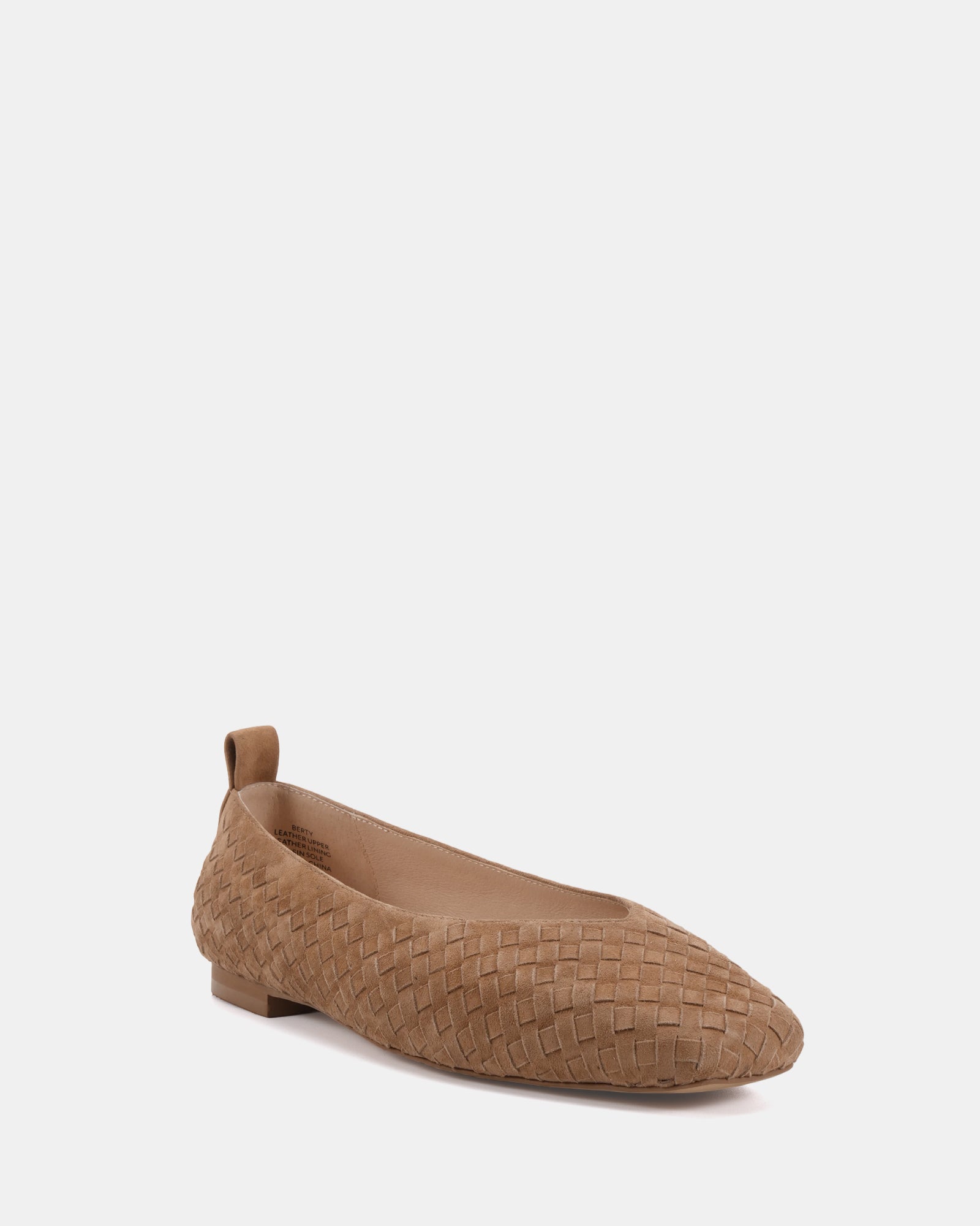 Berty Nutmeg Suede Leather Ballet Flat