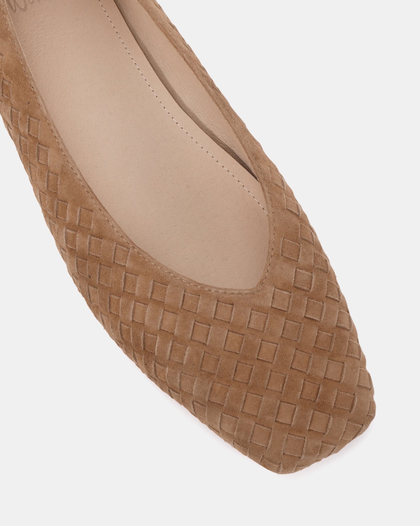 Berty Nutmeg Suede Leather Ballet Flat
