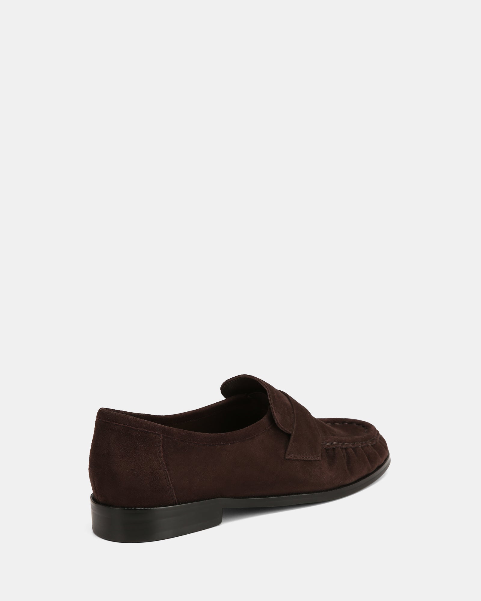 Adriel Chocolate Suede Leather Loafer