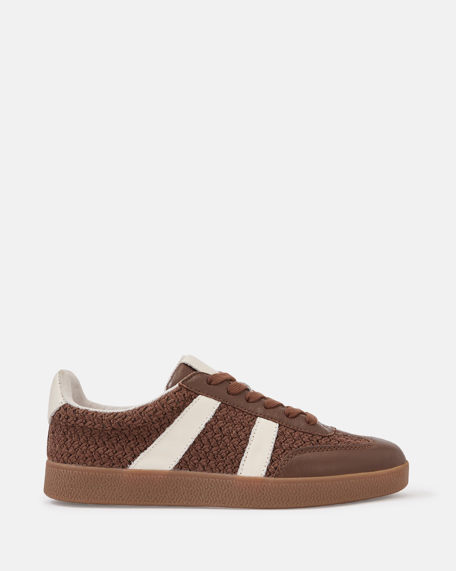 Boston Bark Textile and Suede Leather Sneaker
