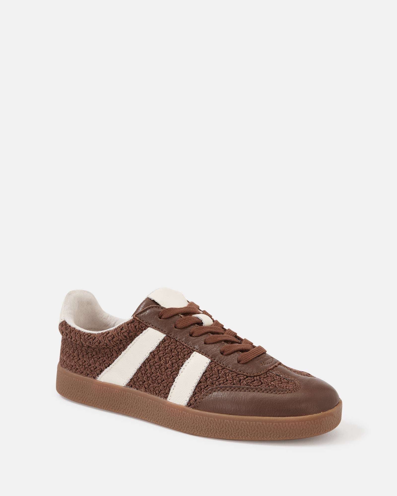 Boston Bark Textile and Suede Leather Sneaker