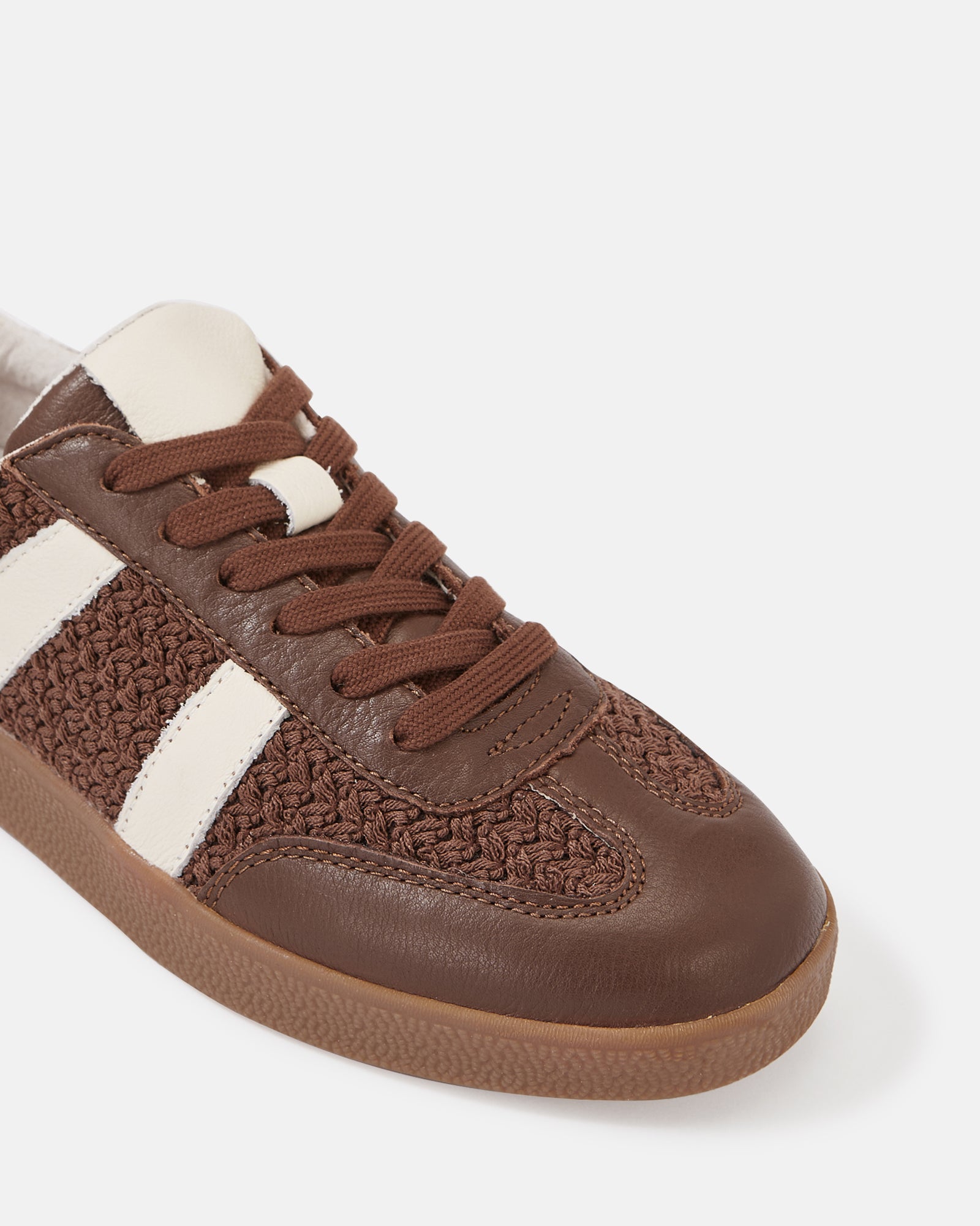 Boston Bark Textile and Suede Leather Sneaker