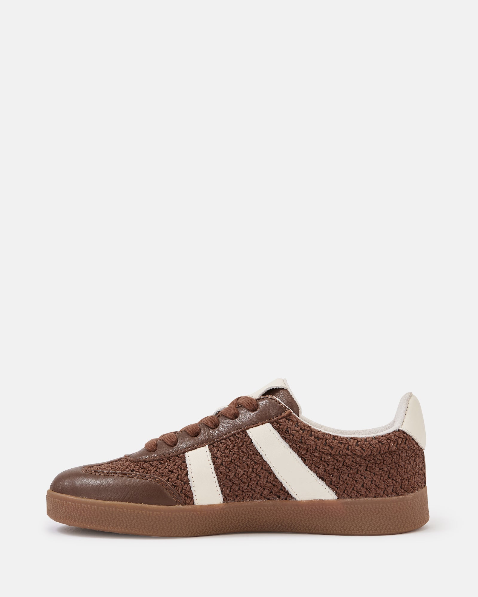 Boston Bark Textile and Suede Leather Sneaker