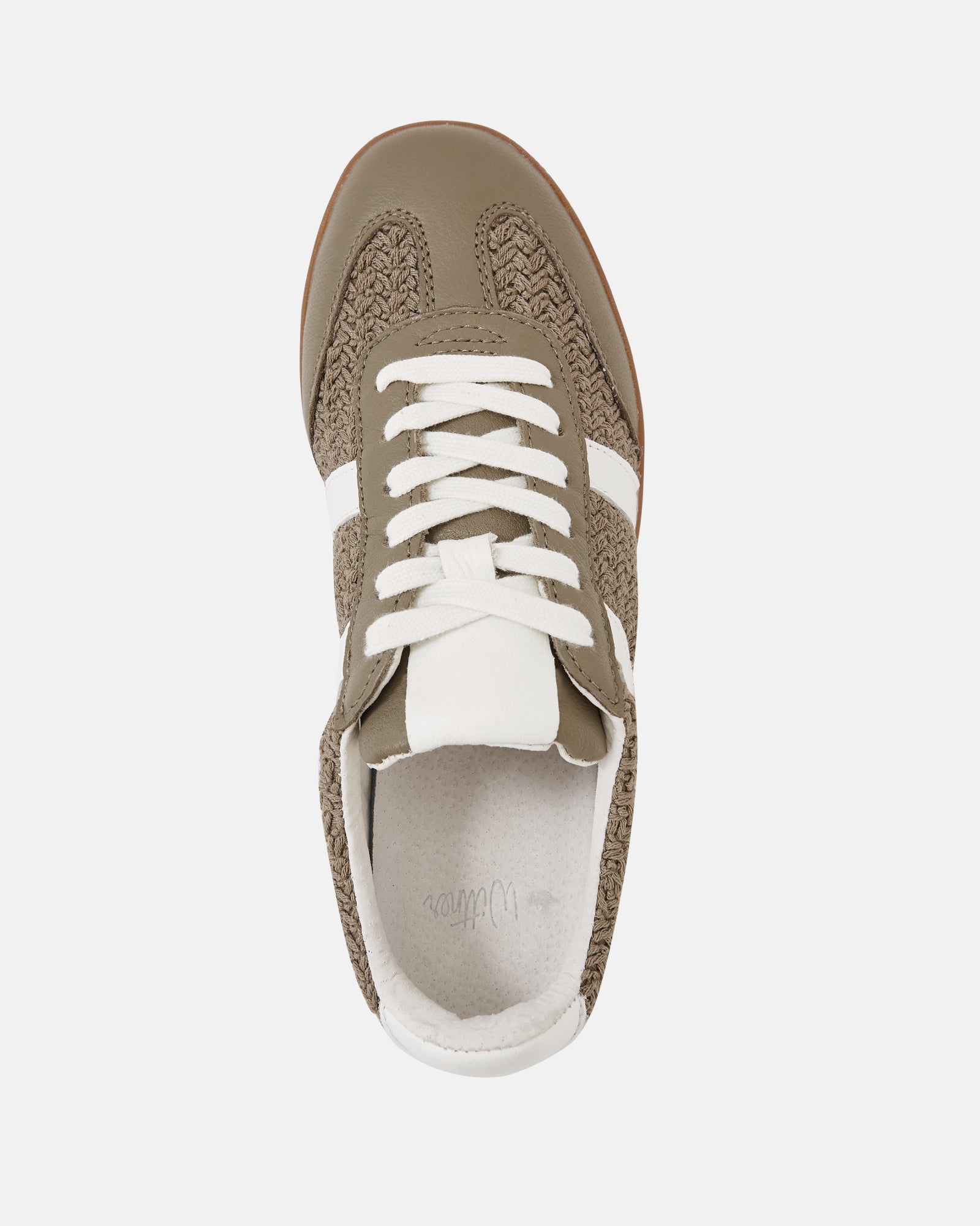 Boston Boho Green Textile and Suede Leather Sneaker