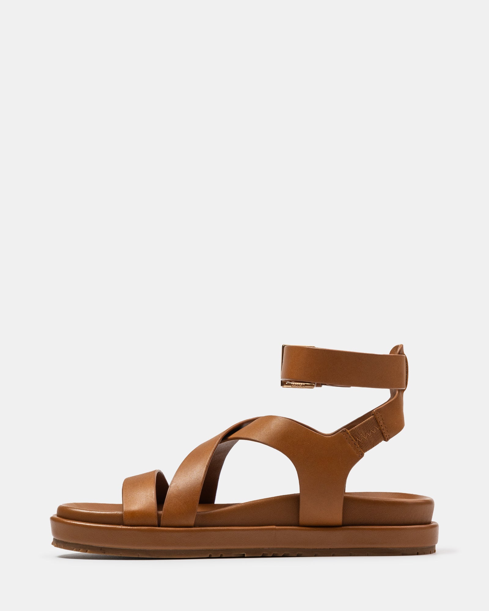 Bryer Burnt Almond Leather Sandal