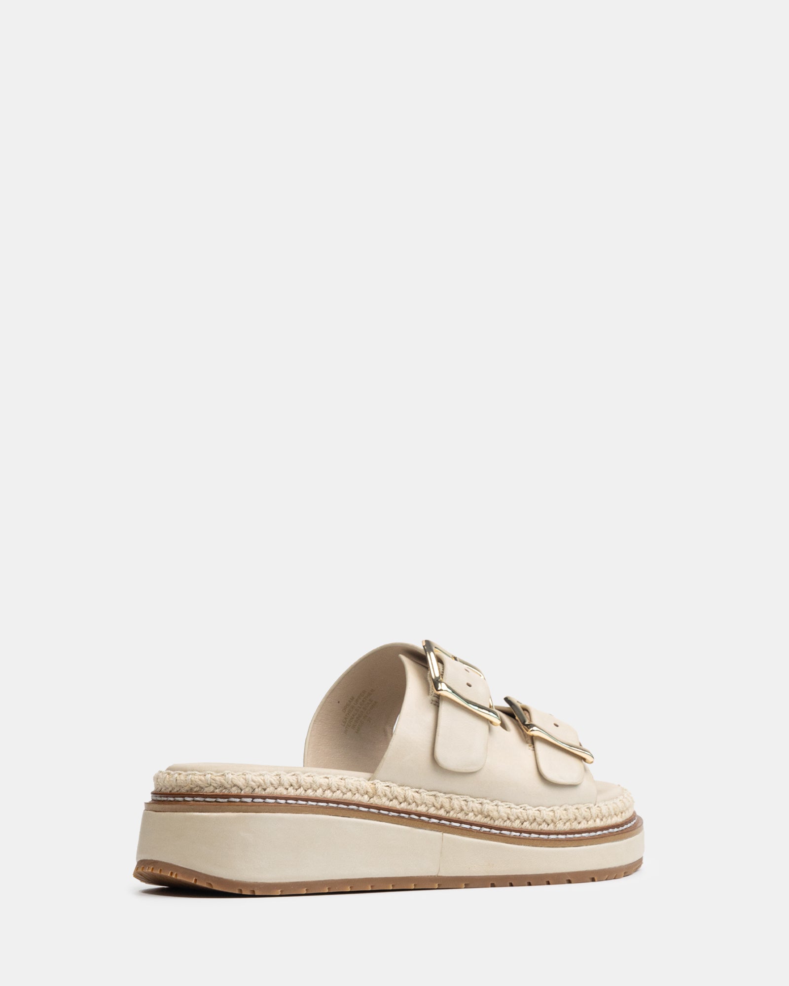 Dream Vintage Ivory Leather Flatform