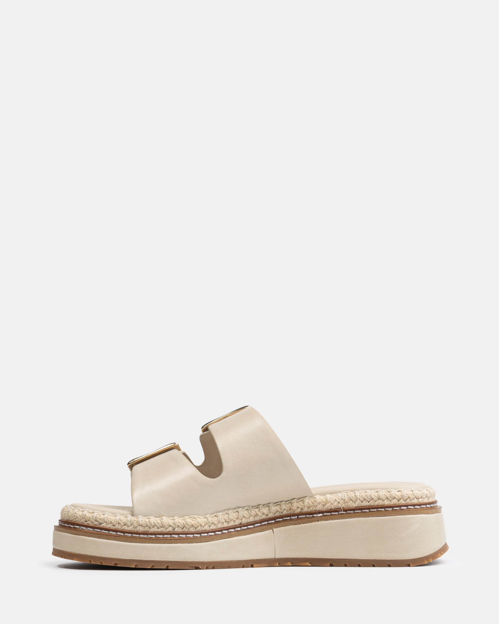 Dream Vintage Ivory Leather Flatform