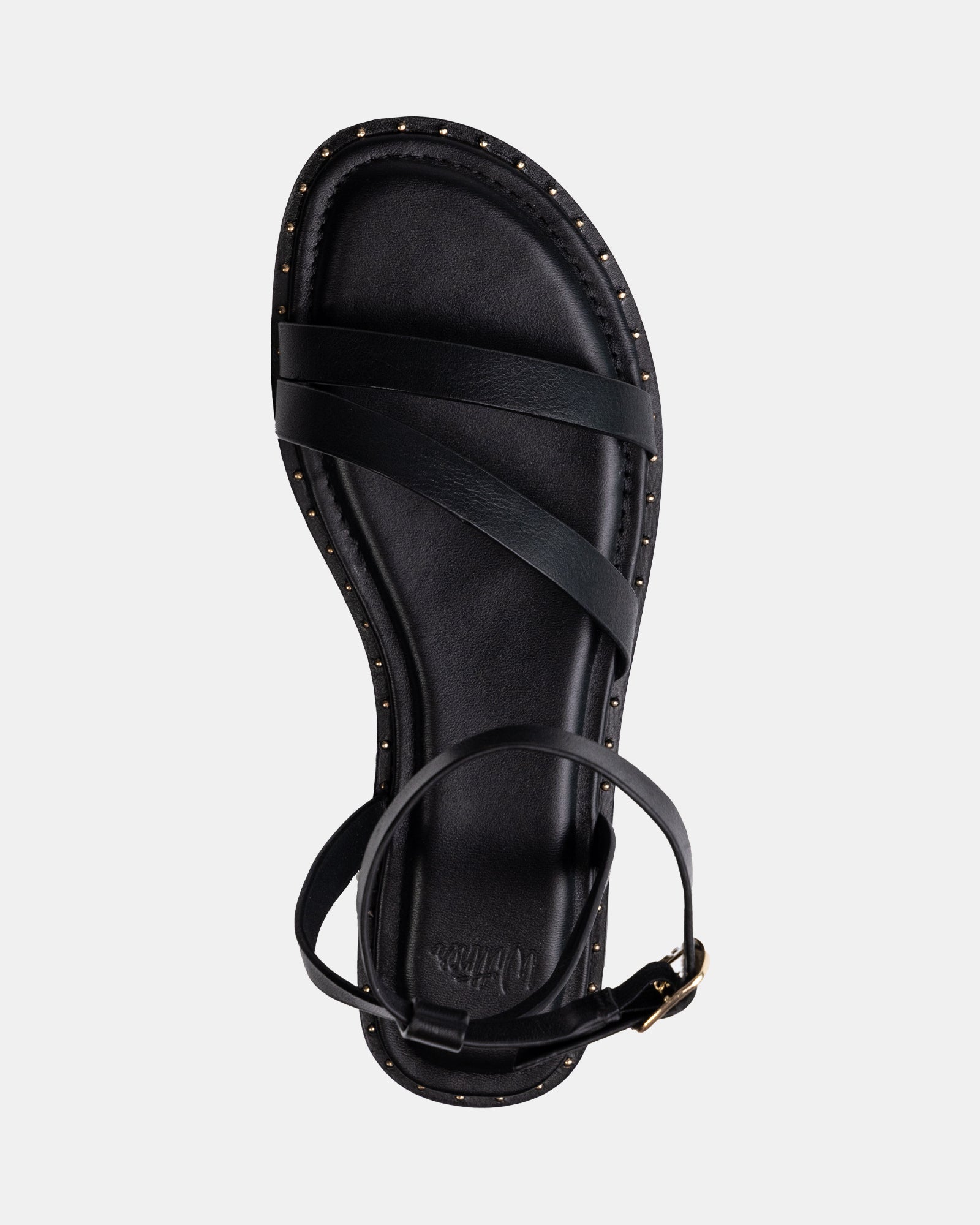 Crystina Chocolate Suede Leather Strappy Sandal