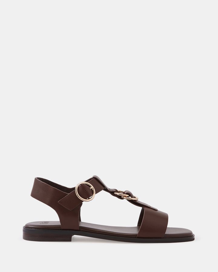 Dalia Syrup Leather Sandal