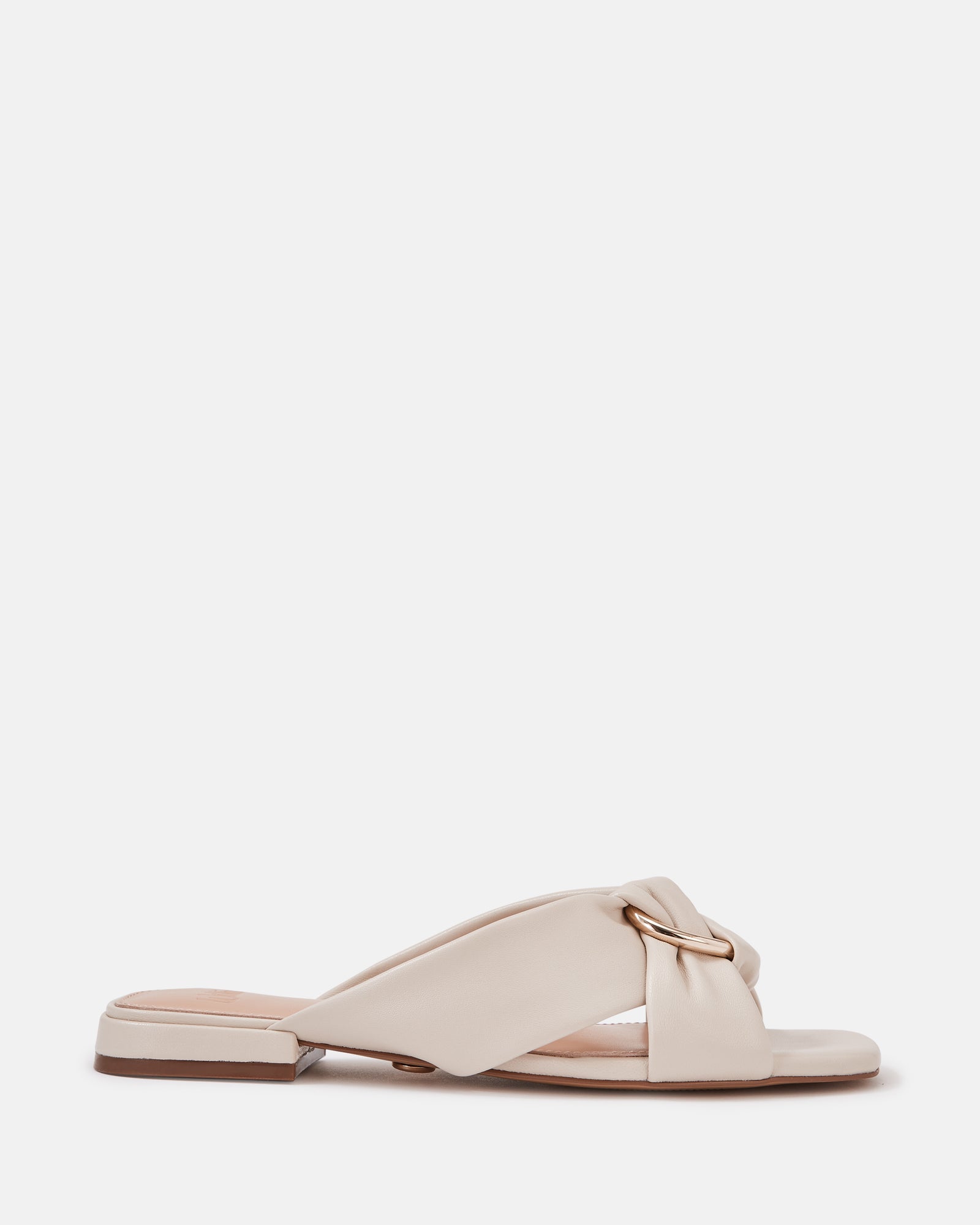 Essence Vintage Ivory Leather Sandal