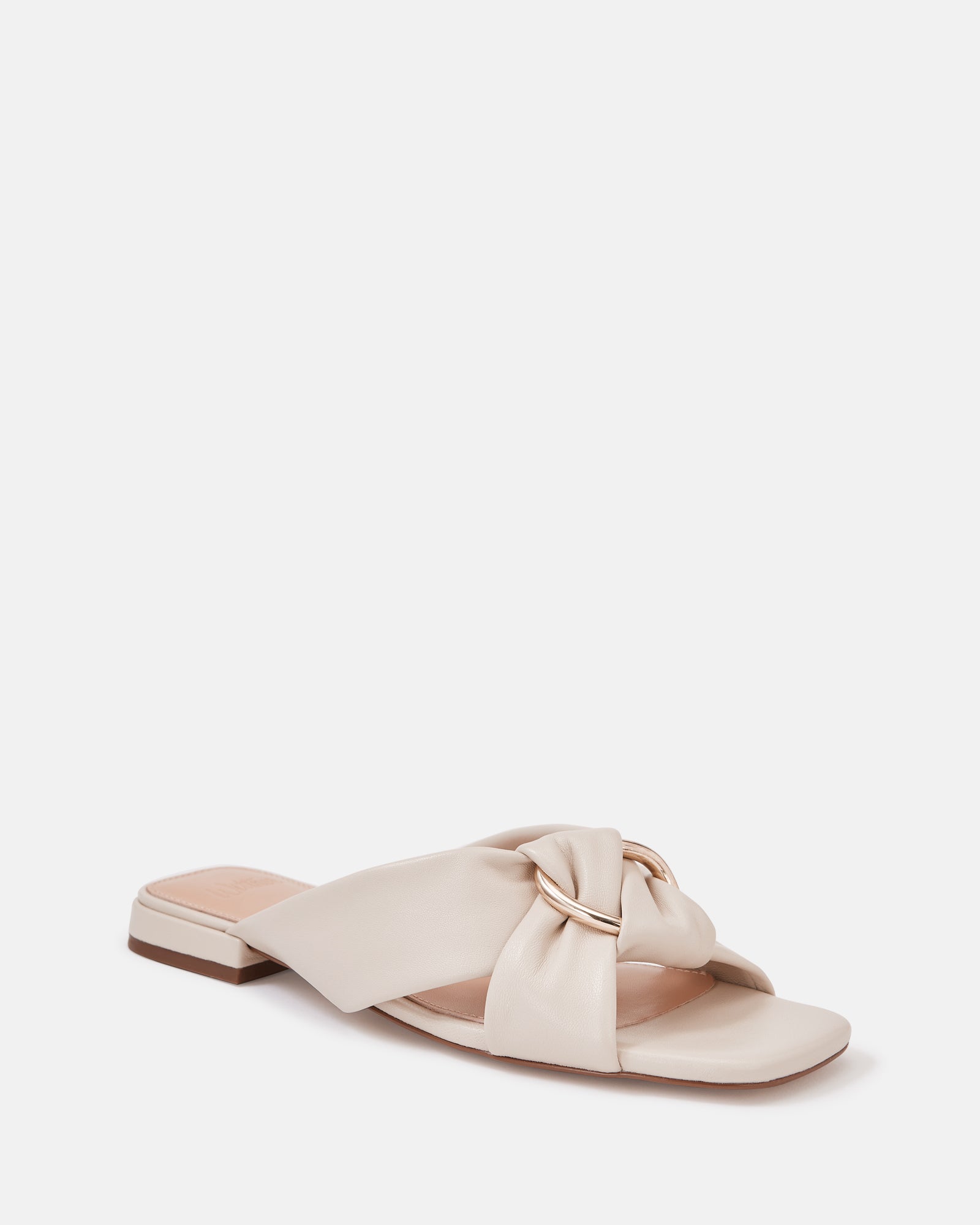 Essence Vintage Ivory Leather Sandal