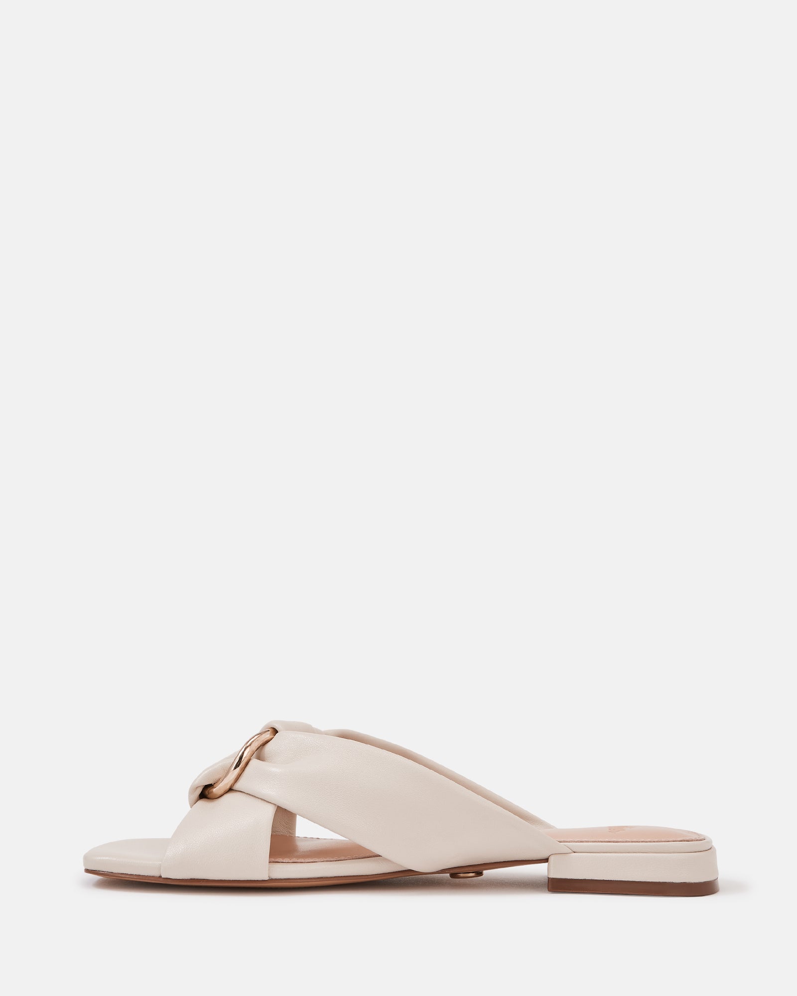 Essence Vintage Ivory Leather Sandal