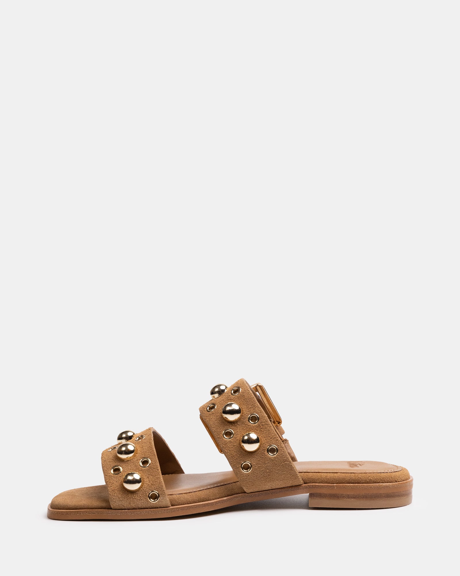 Dixee Dark Sand Suede Leather Sandal