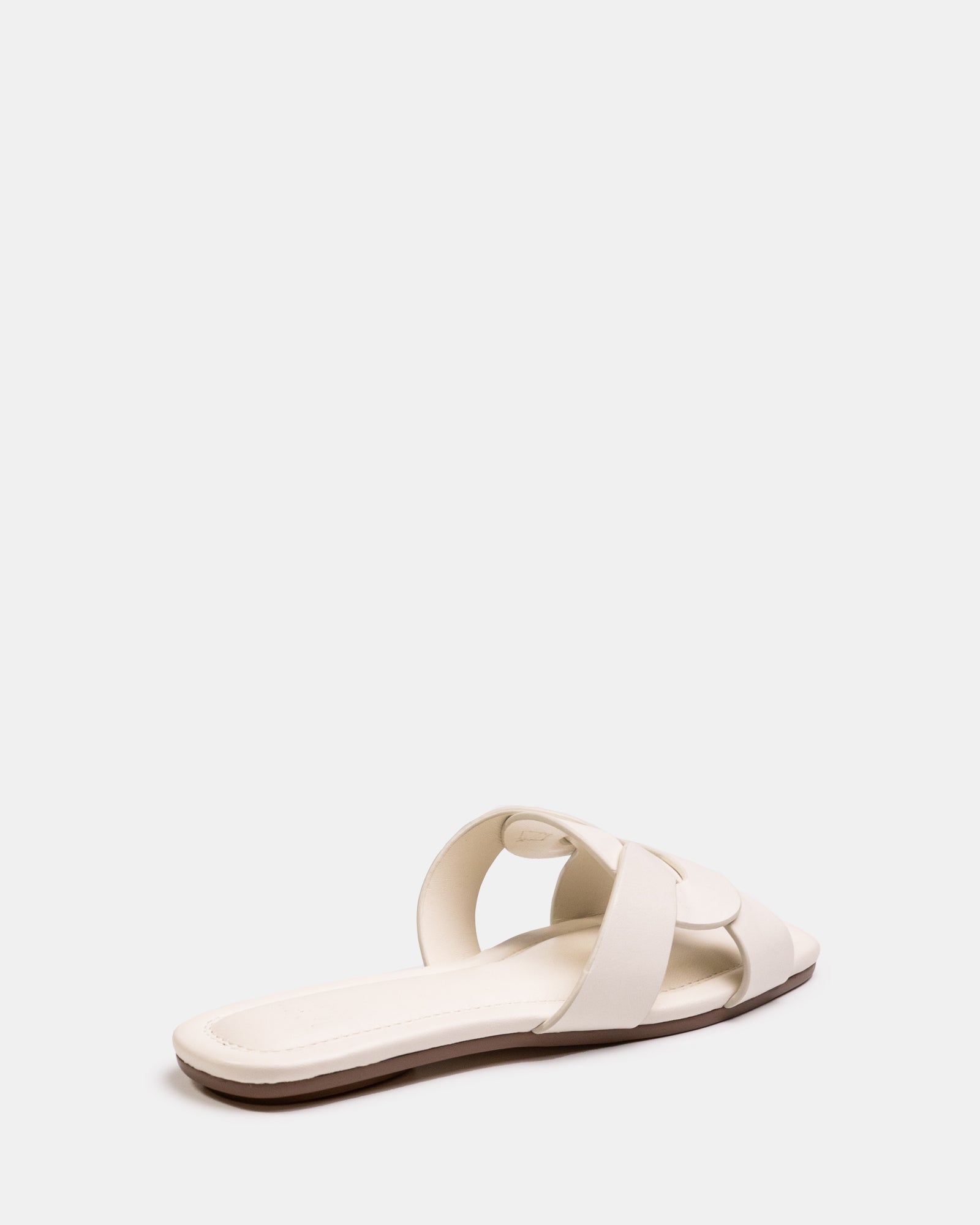 Etta Off White Leather Sandal