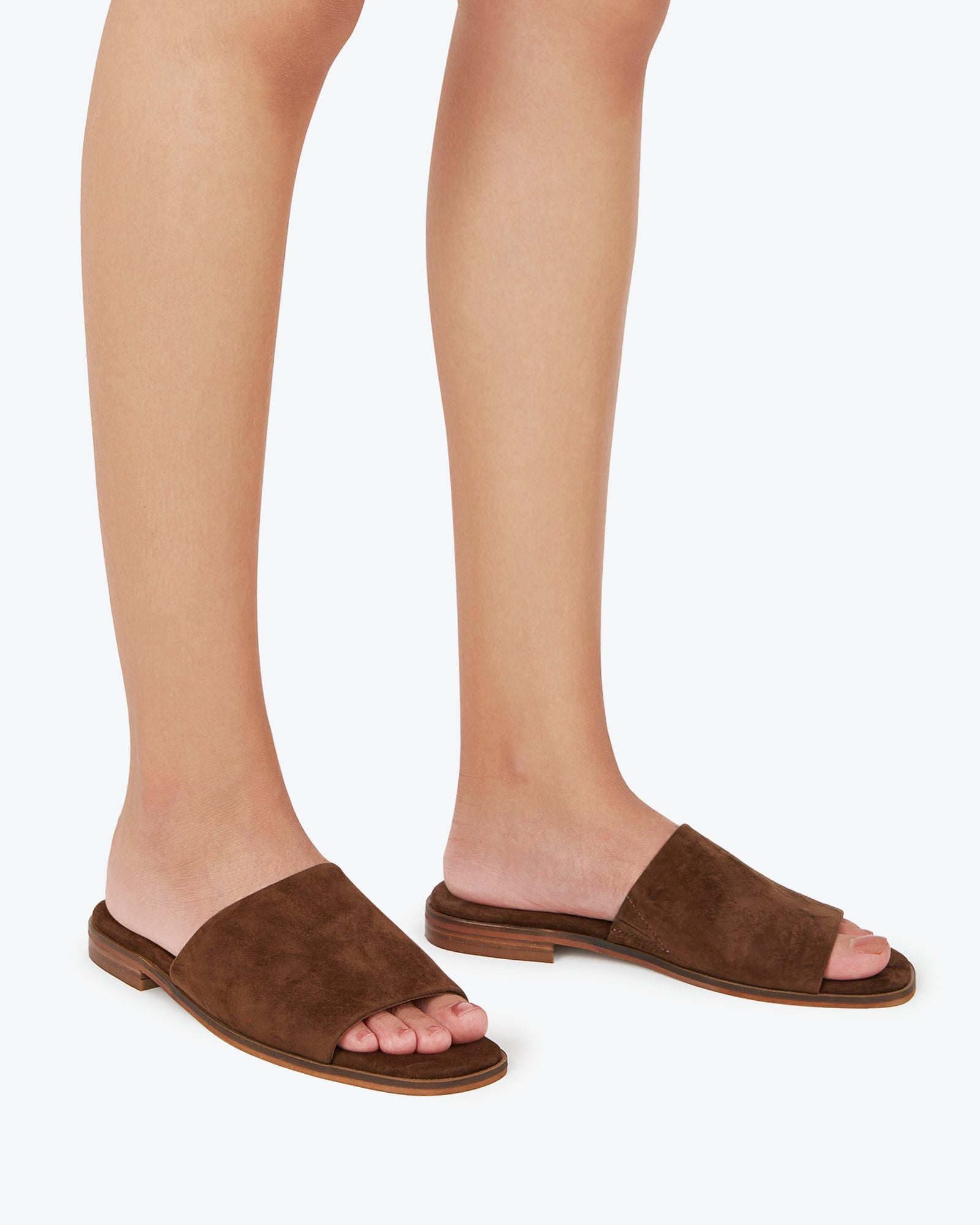 Doro Syrup Suede Leather Slide