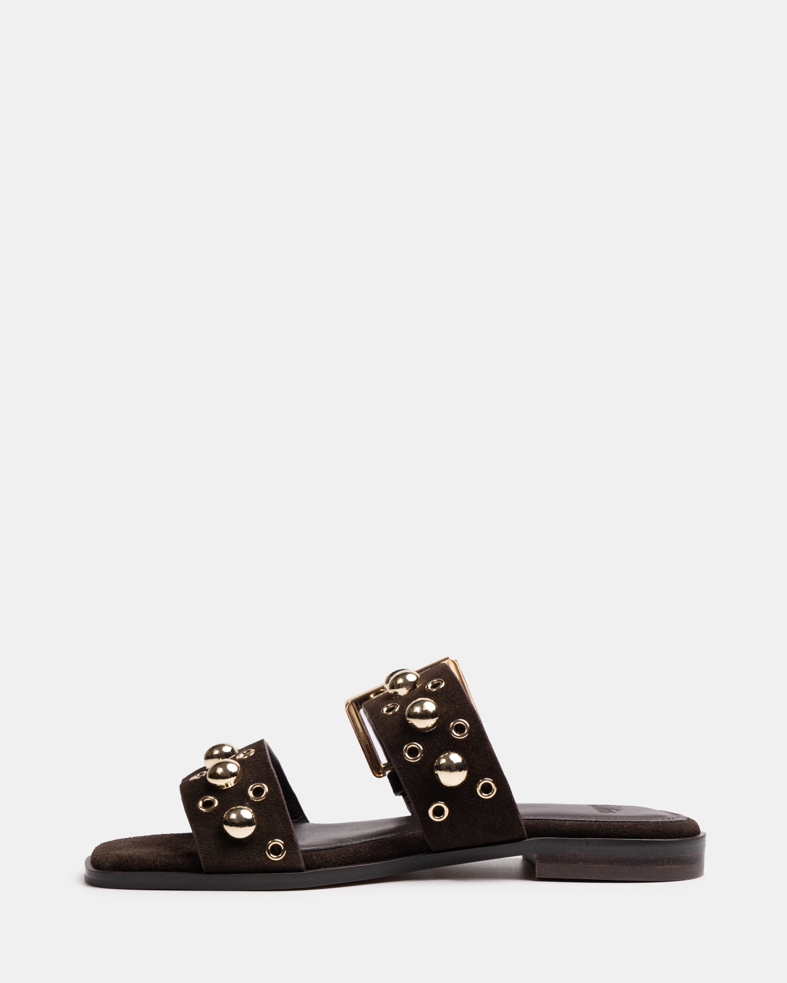 Dixee Ebony Suede Leather Sandal