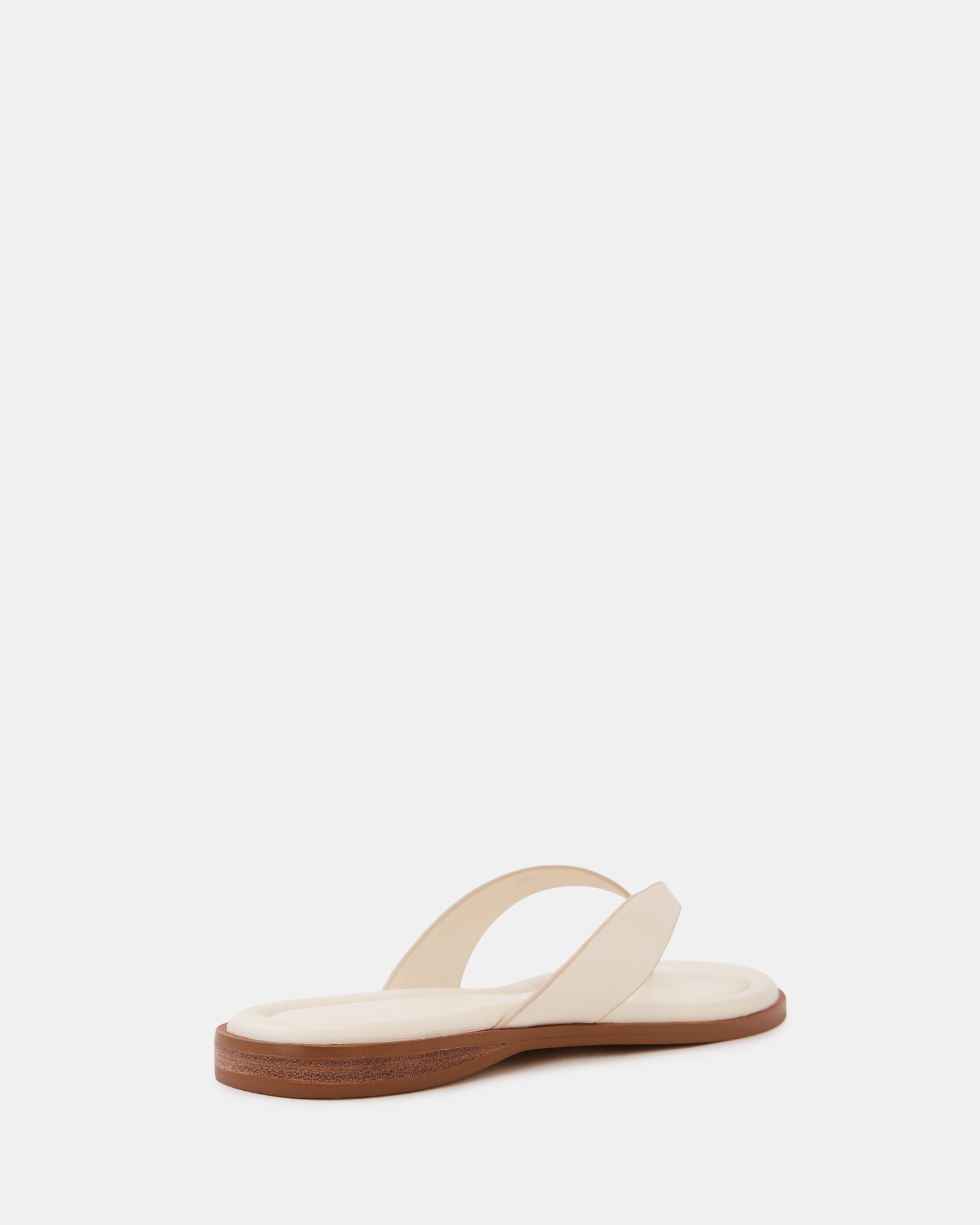 Ethel Vintage Ivory Leather Thong