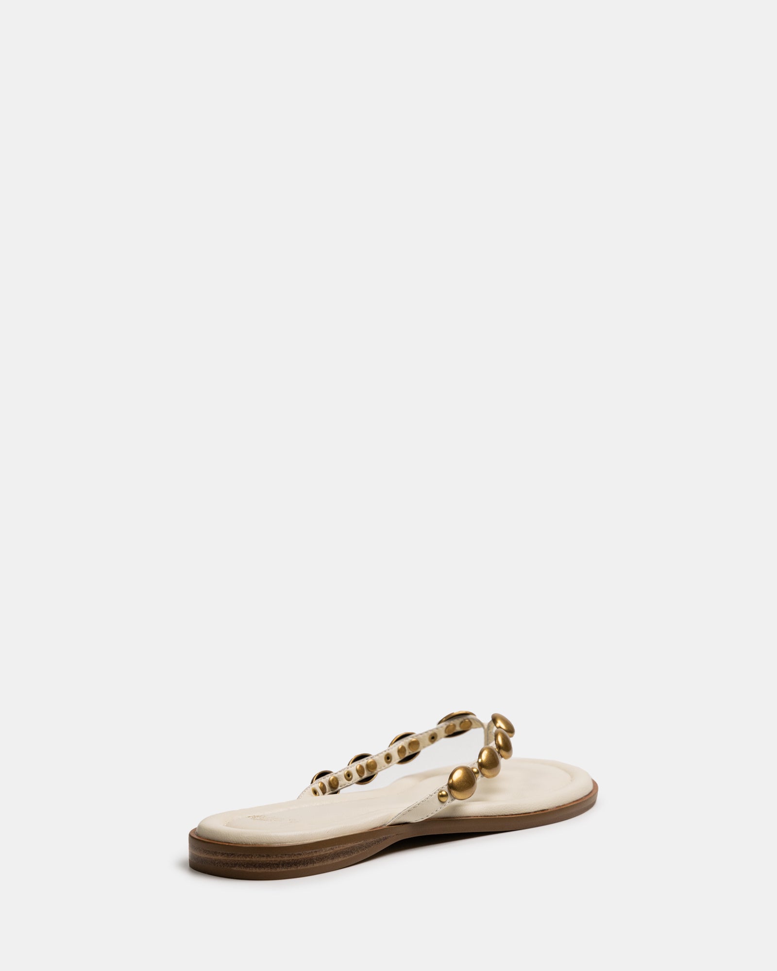 Ediva Vintage Ivory Leather Thong