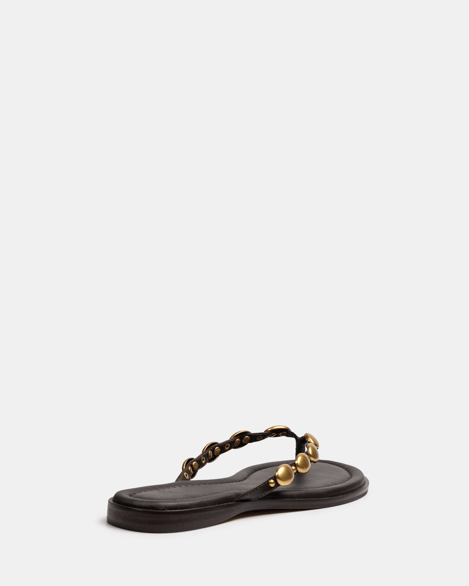 Ediva Espresso Leather Thong