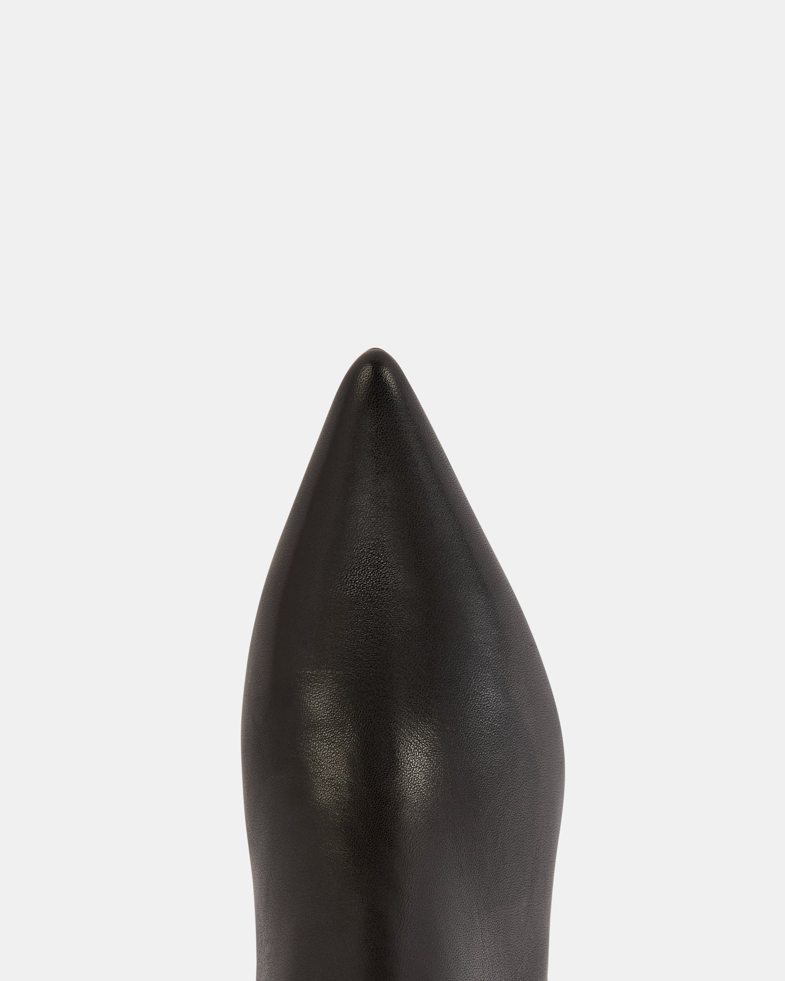 Tyra Black Leather Knee High Boot