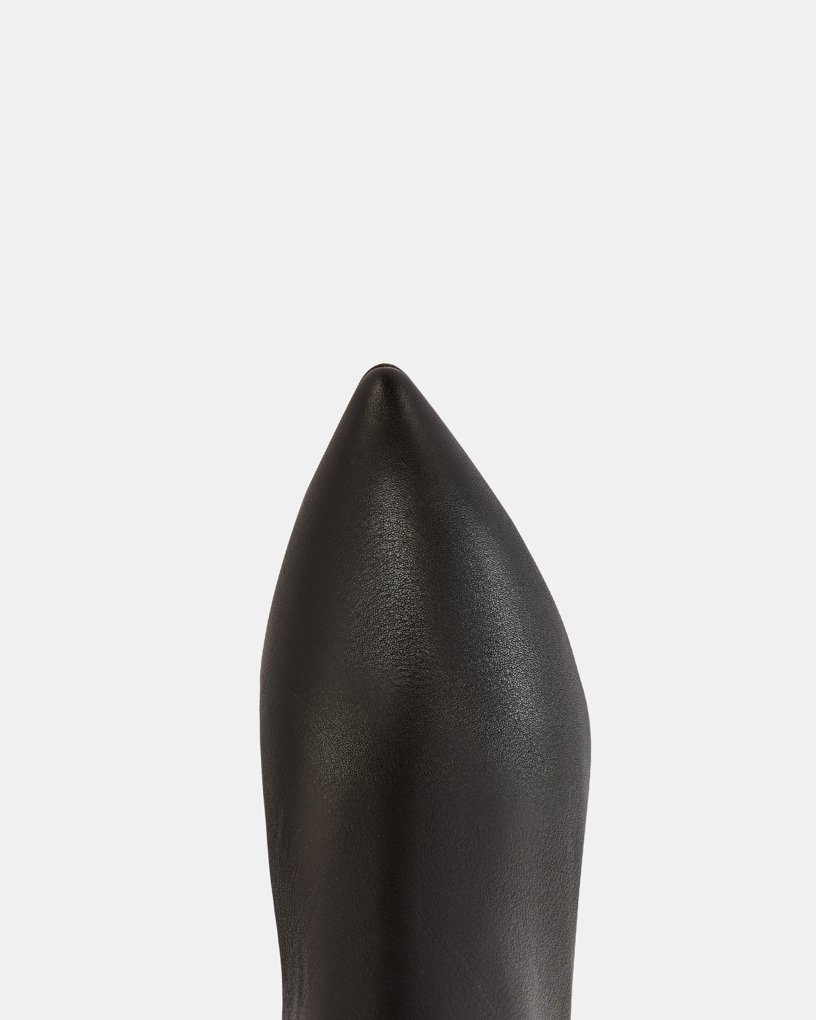 Freda Black Leather Knee High Boot