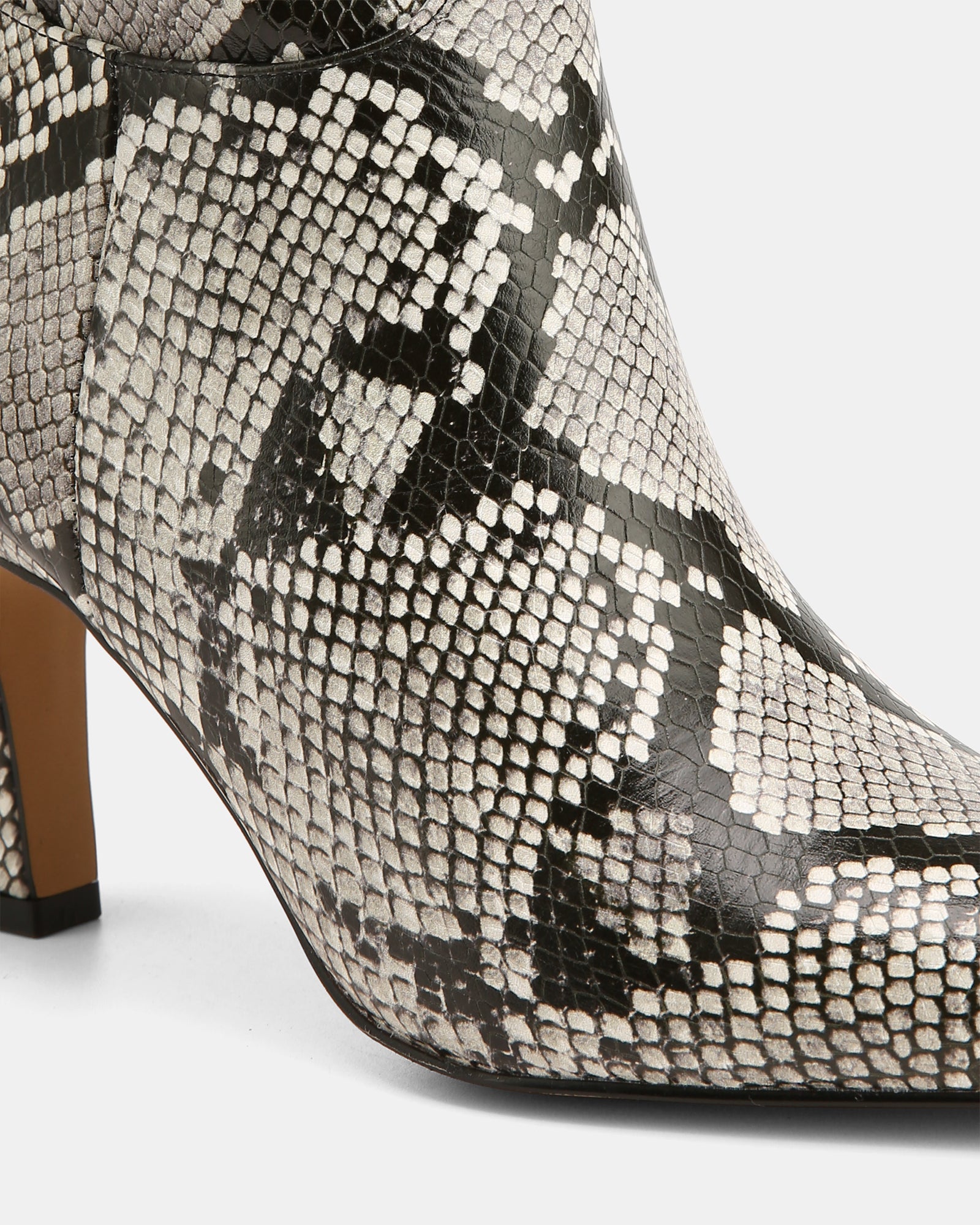 Louella Snake Embossed Leather Knee High Boot