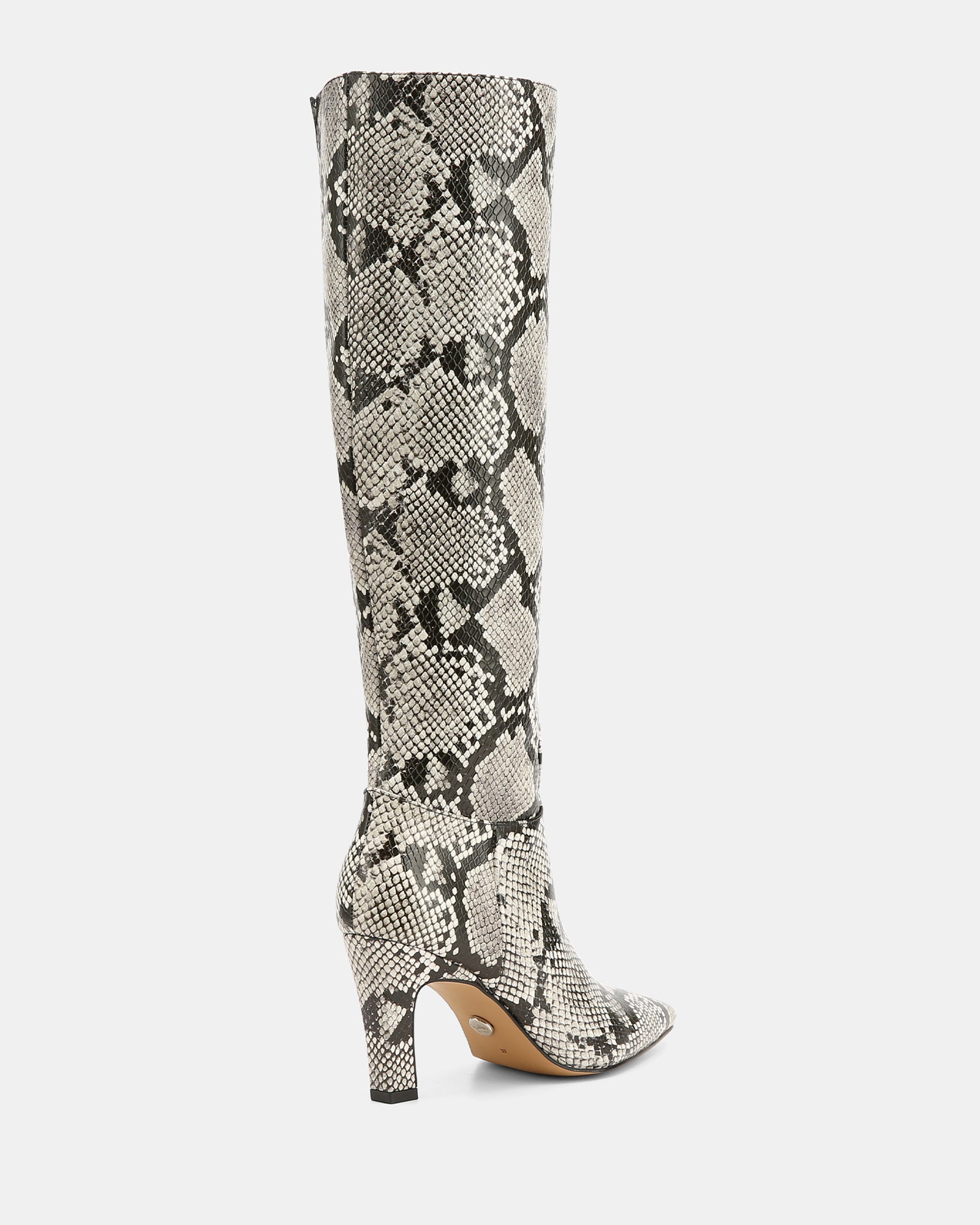Louella Snake Embossed Leather Knee High Boot