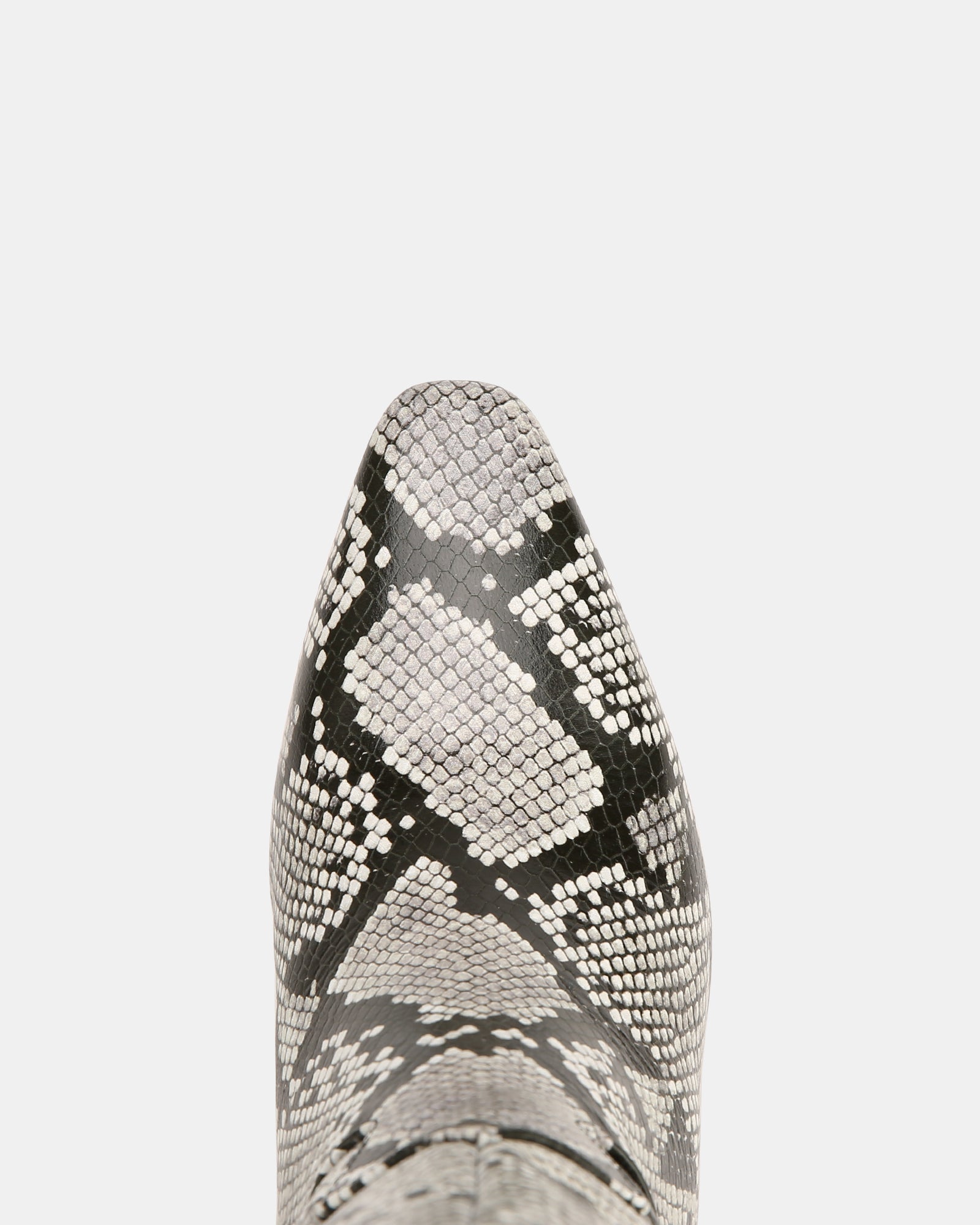 Louella Snake Embossed Leather Knee High Boot