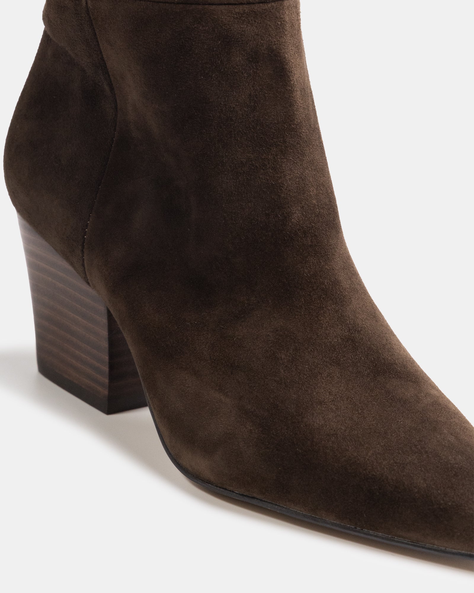 Kolton Chocolate Suede Leather Knee High Boot