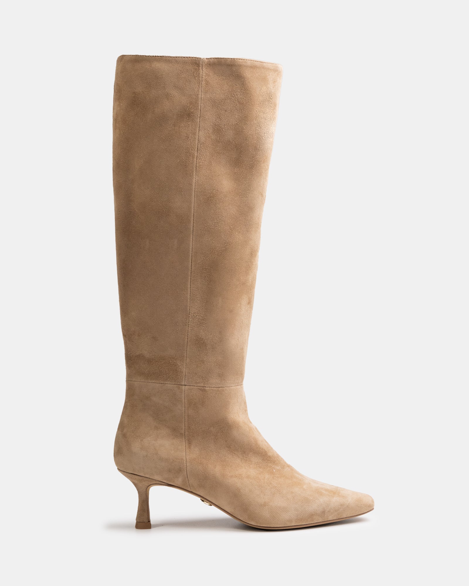 Mia Fawn Suede Leather Knee High Boot