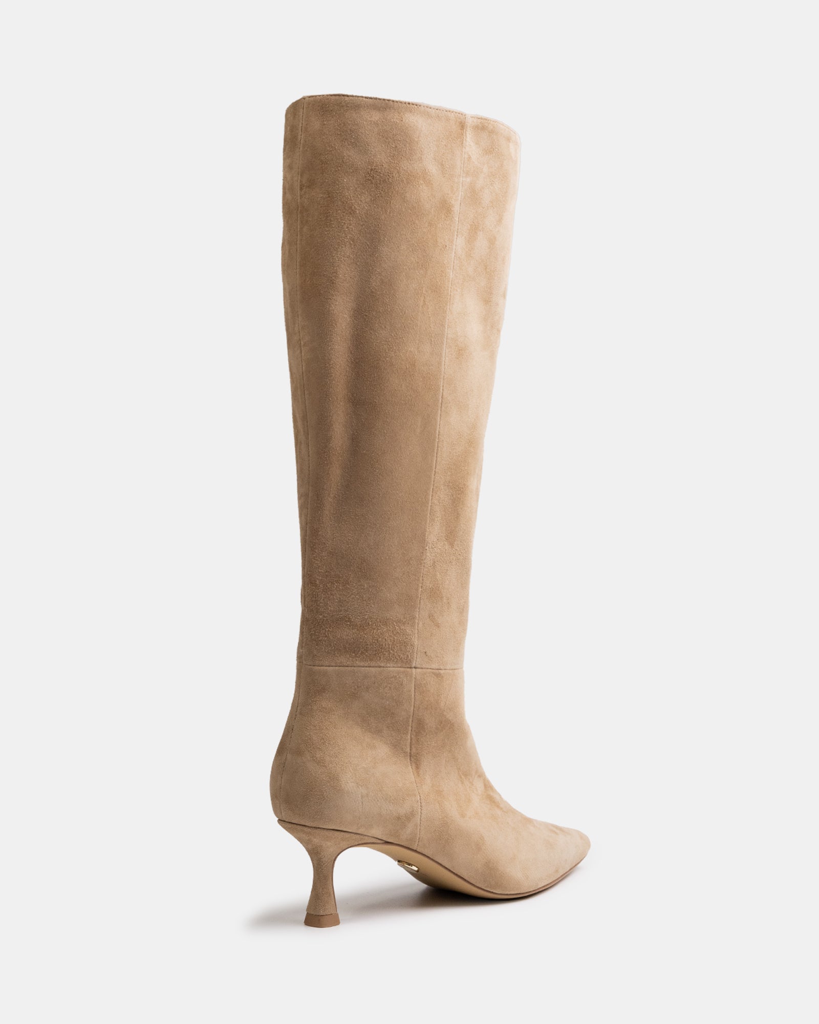 Mia Fawn Suede Leather Knee High Boot
