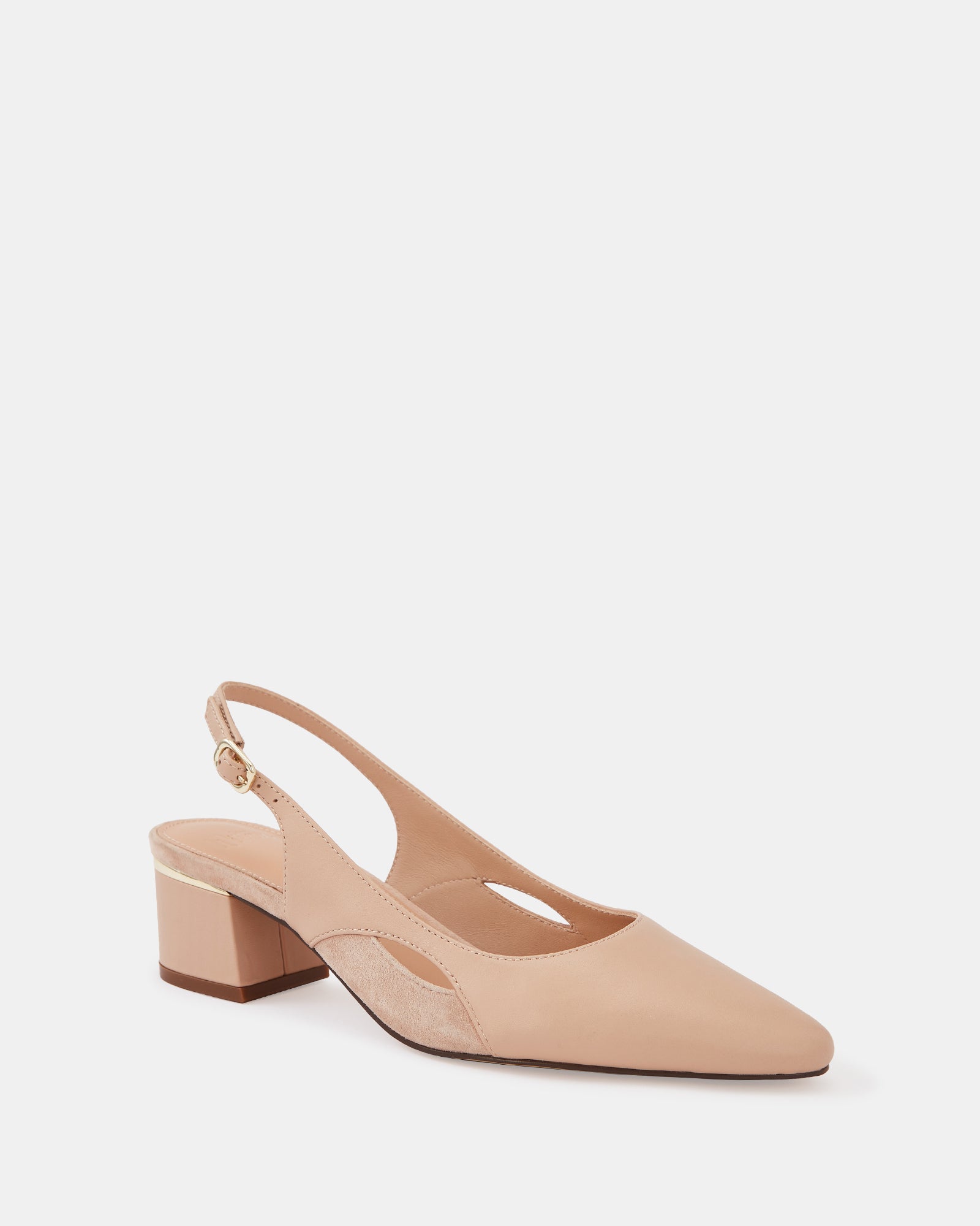 Gisela Bisque Leather Slingback