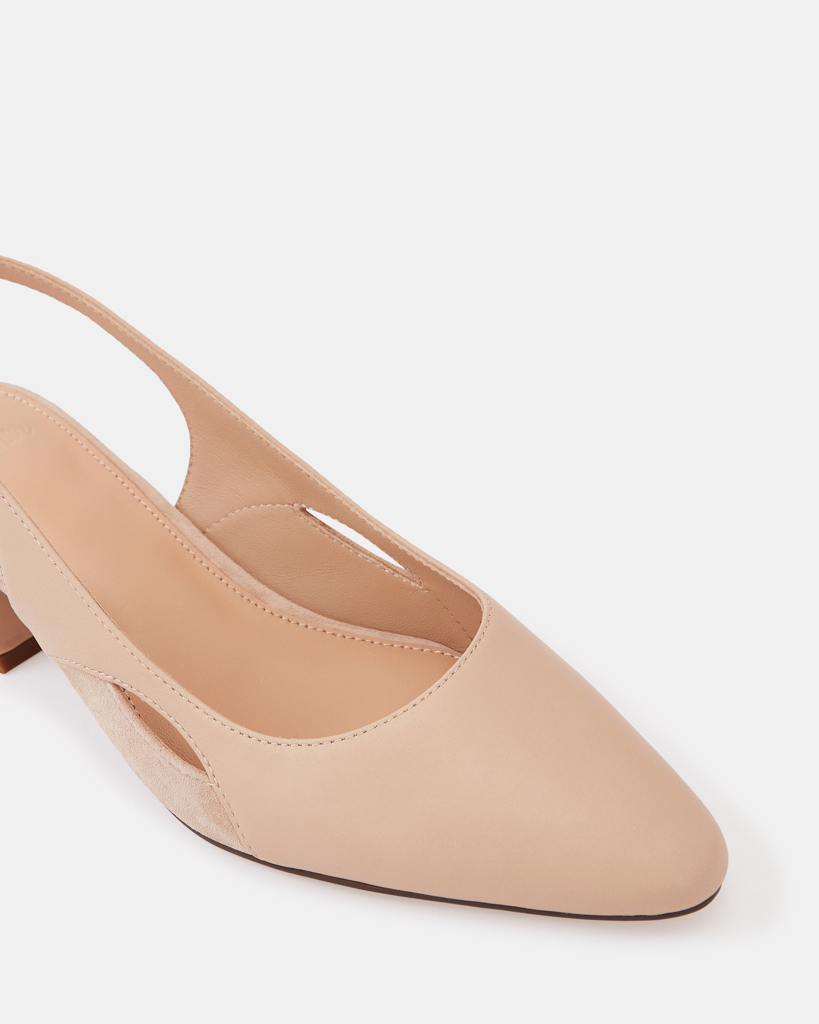 Gisela Bisque Leather Slingback