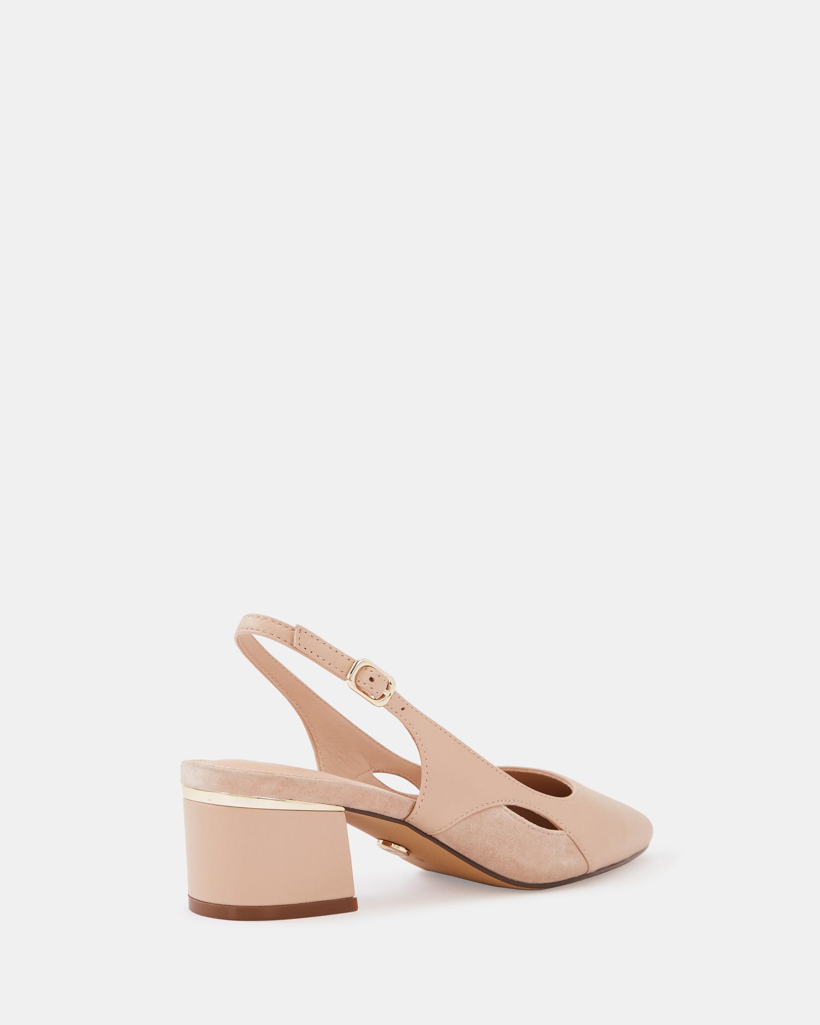 Gisela Bisque Leather Slingback