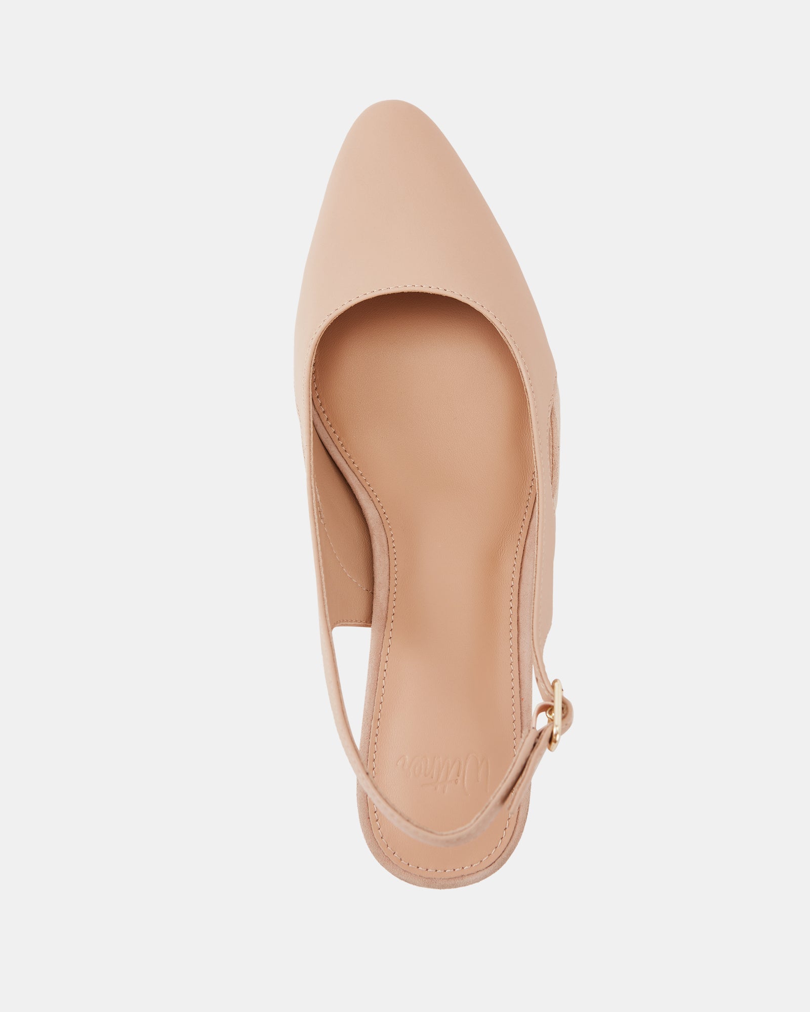 Gisela Bisque Leather Slingback