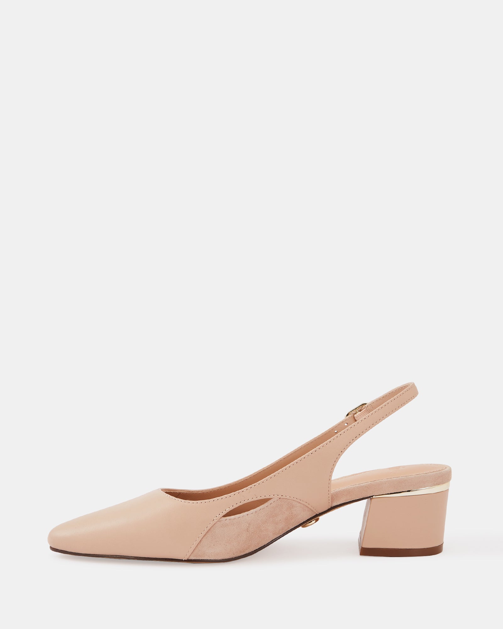 Gisela Bisque Leather Slingback