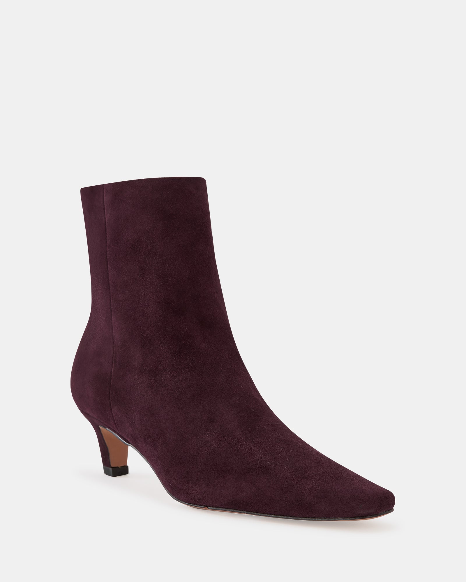 Honora Raisin Suede Leather Ankle Boot