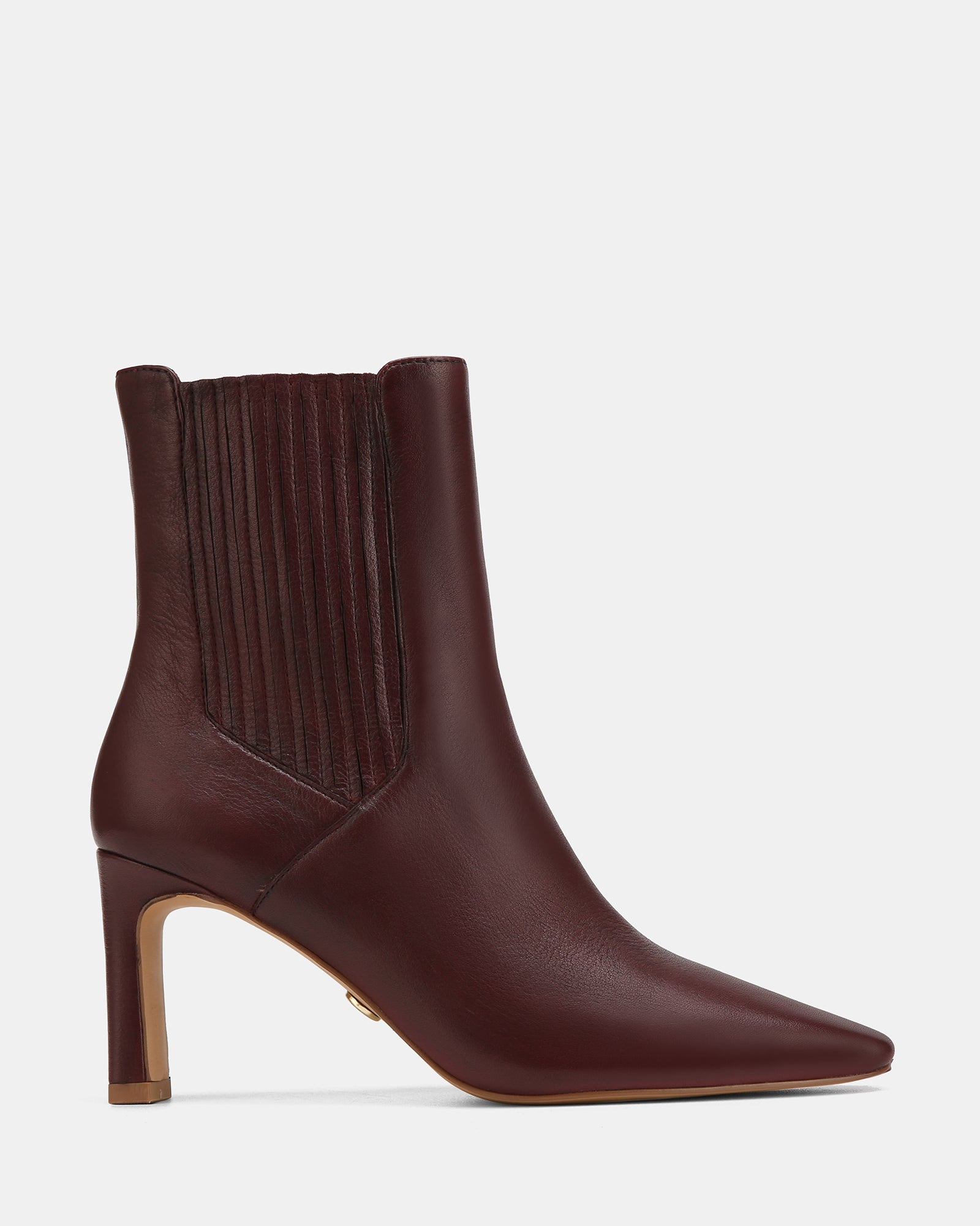 Natalie Raisin Pebble Leather Ankle Boot