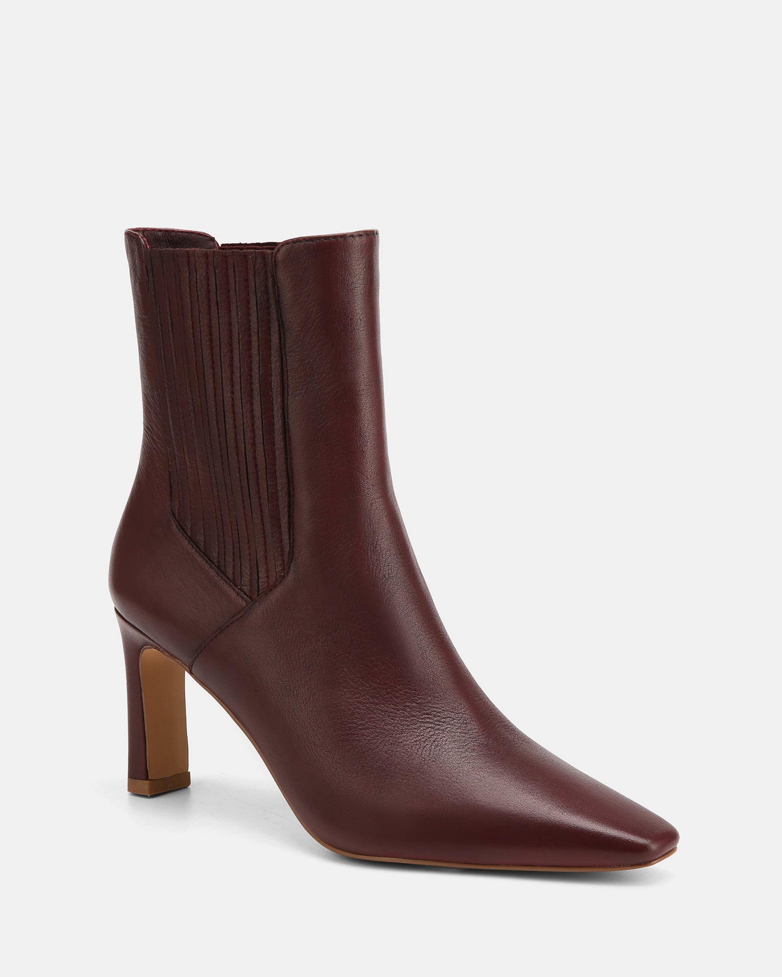 Natalie Raisin Pebble Leather Ankle Boot