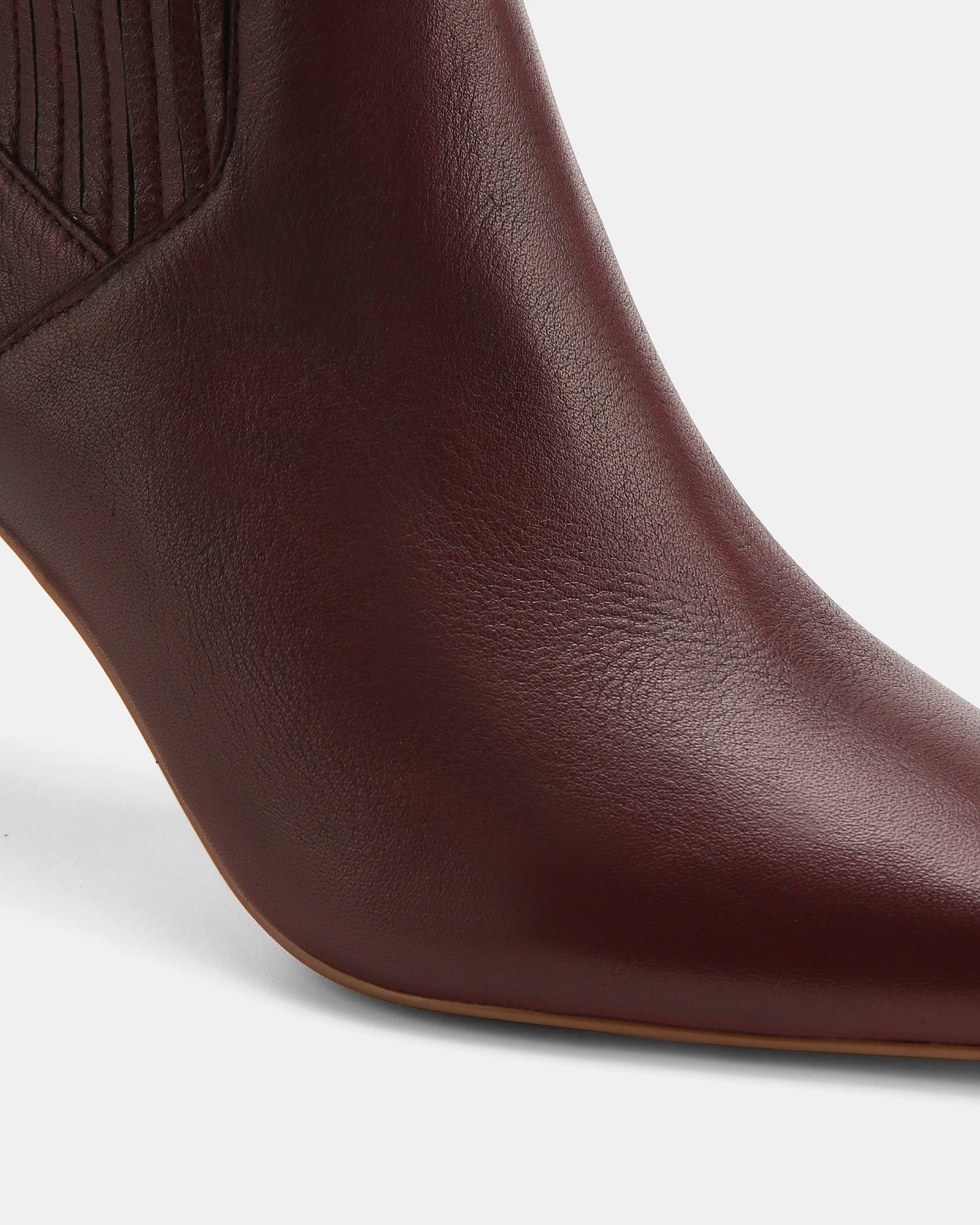 Natalie Raisin Pebble Leather Ankle Boot