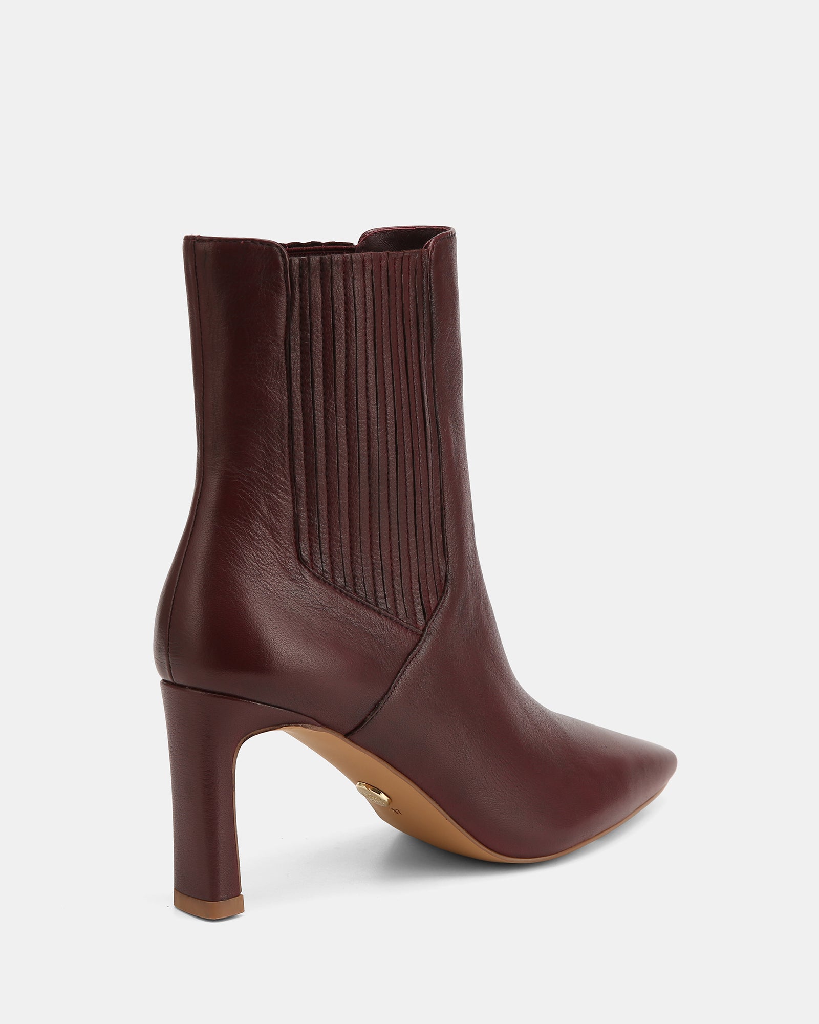 Natalie Raisin Pebble Leather Ankle Boot