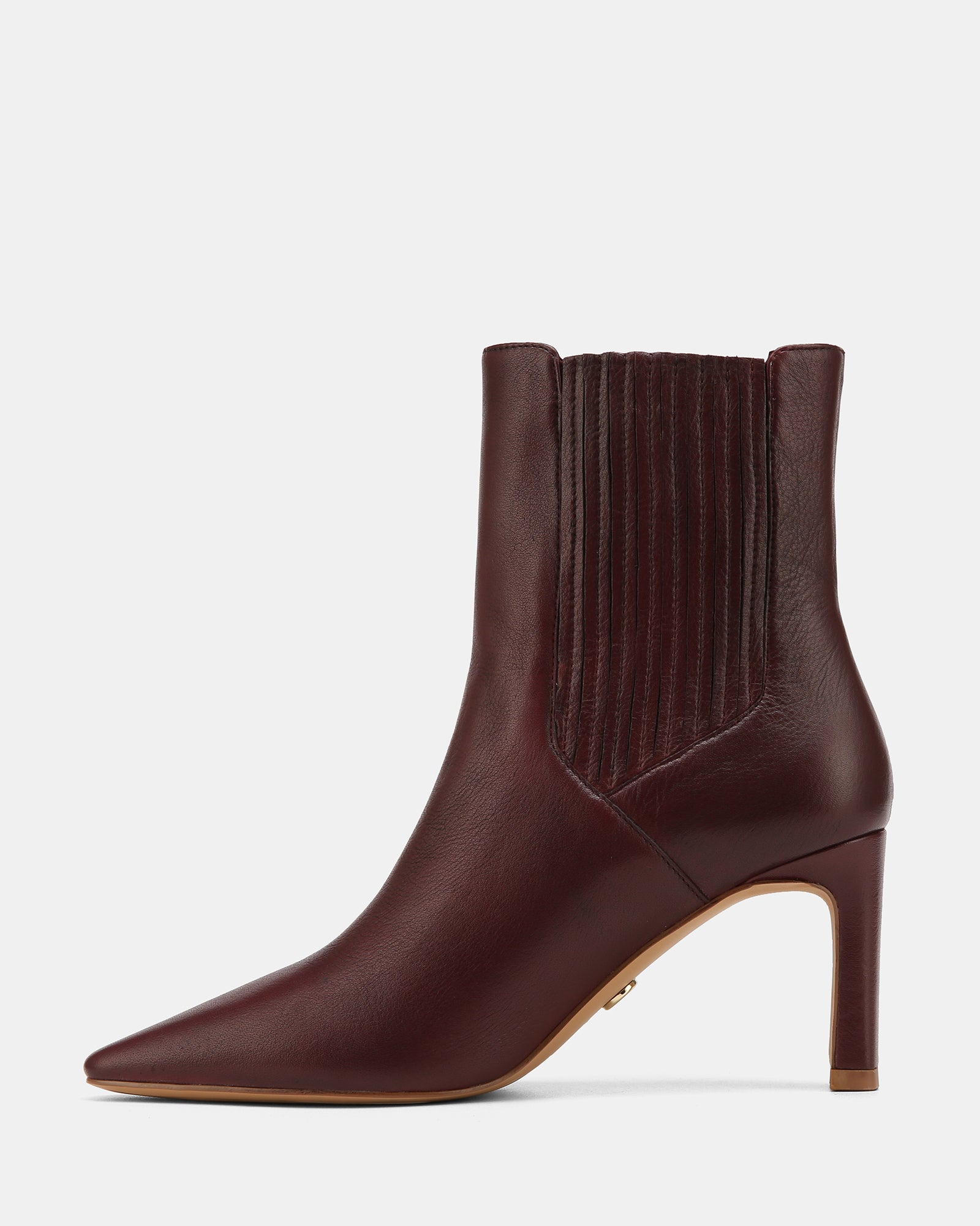 Natalie Raisin Pebble Leather Ankle Boot