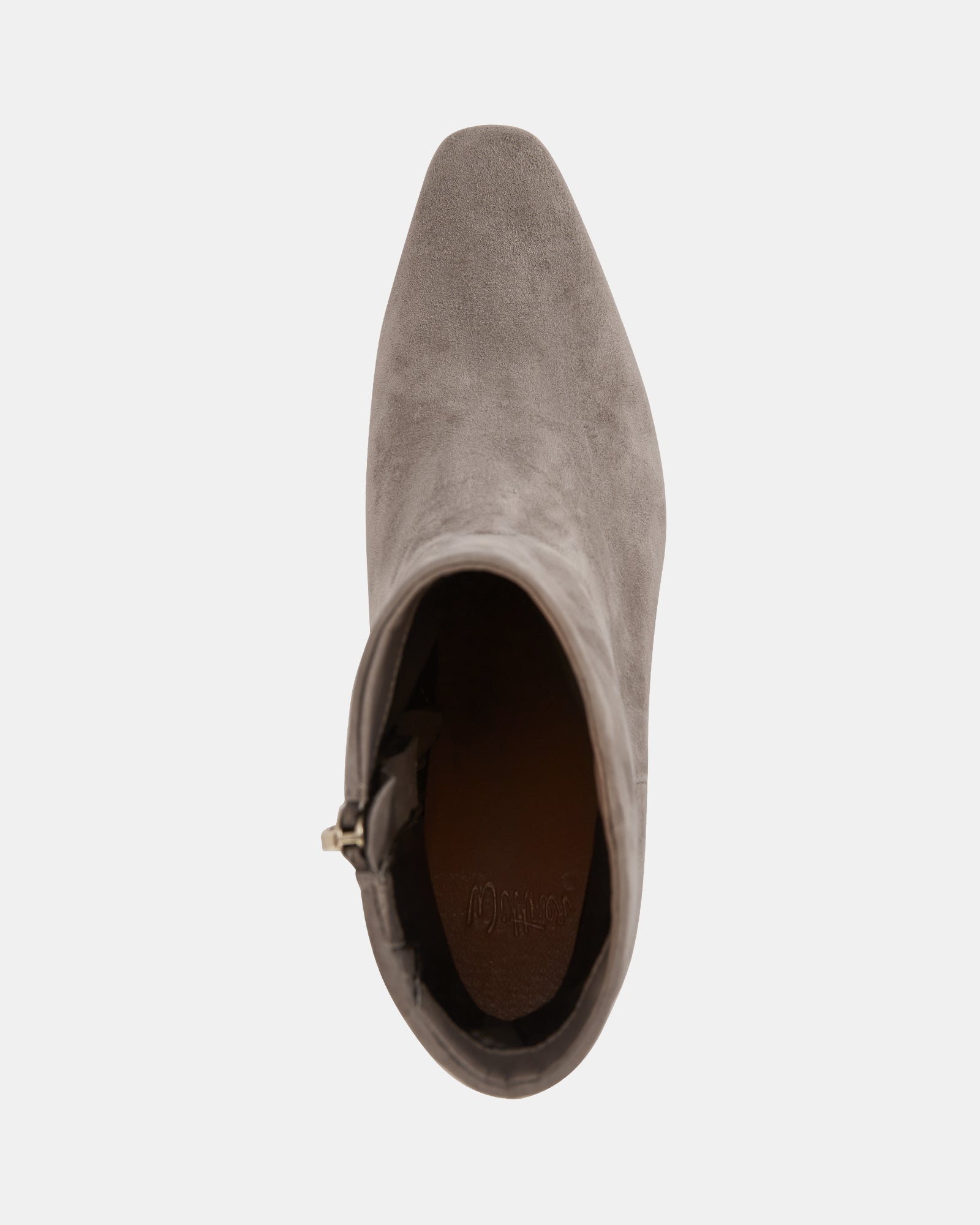Honora Taupe Suede Leather Ankle Boot